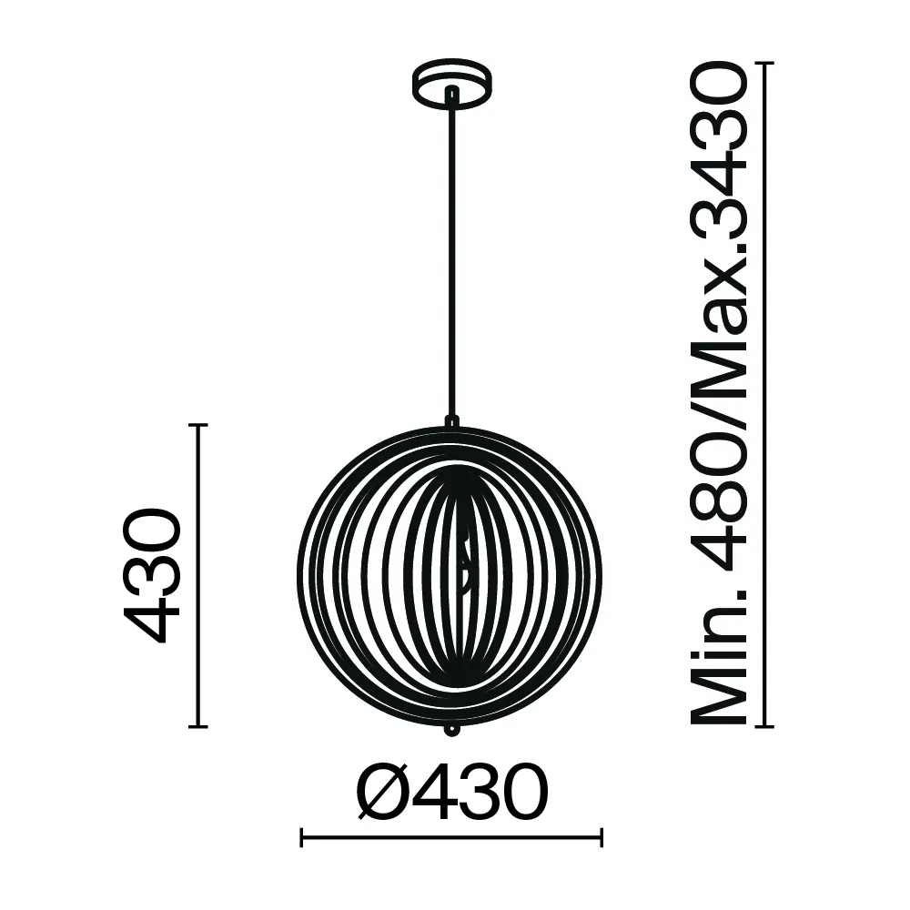 картинка Подвесной светильник Maytoni MOD197PL-01W