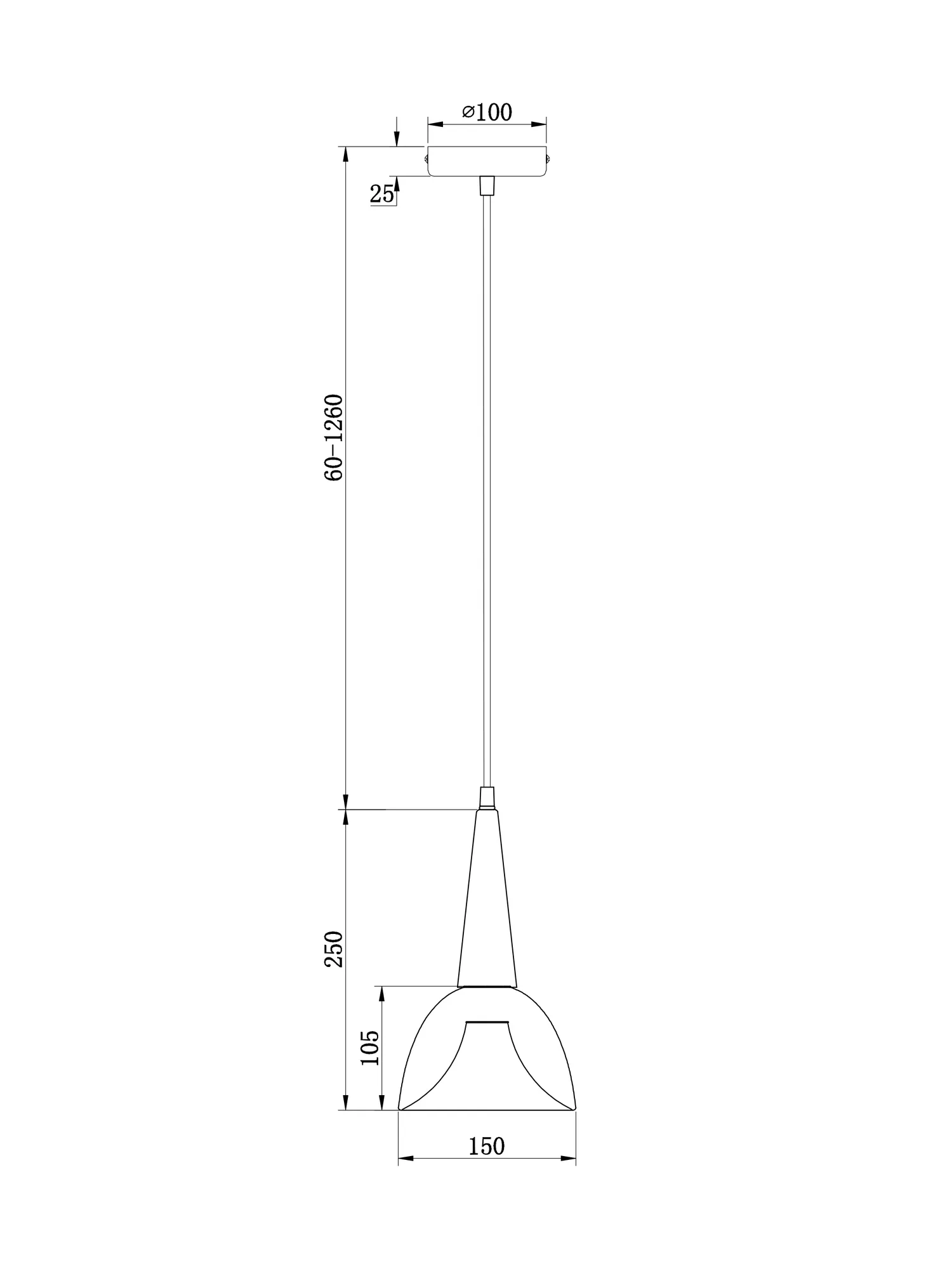 картинка Подвесной светильник Freya FR8009PL-01GB