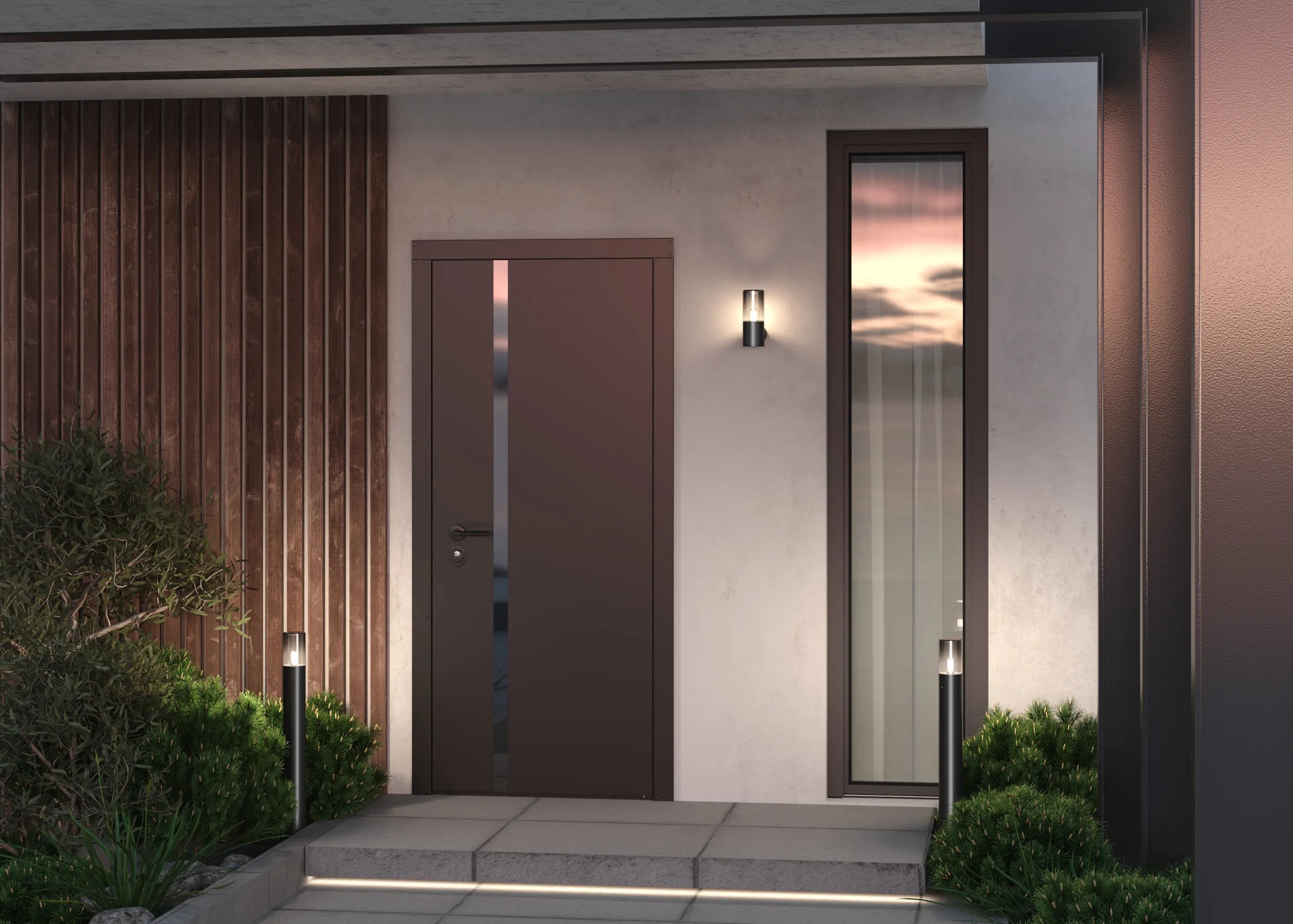 картинка Настенный светильник (бра) Outdoor O432WL-01GF