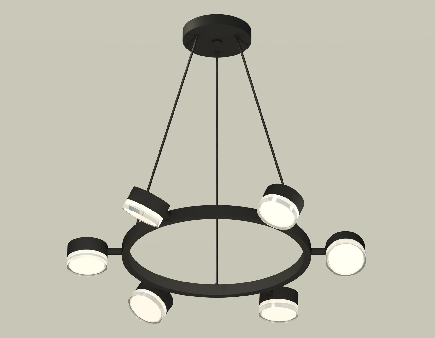 картинка Комплект подвесного поворотного светильника с акрилом