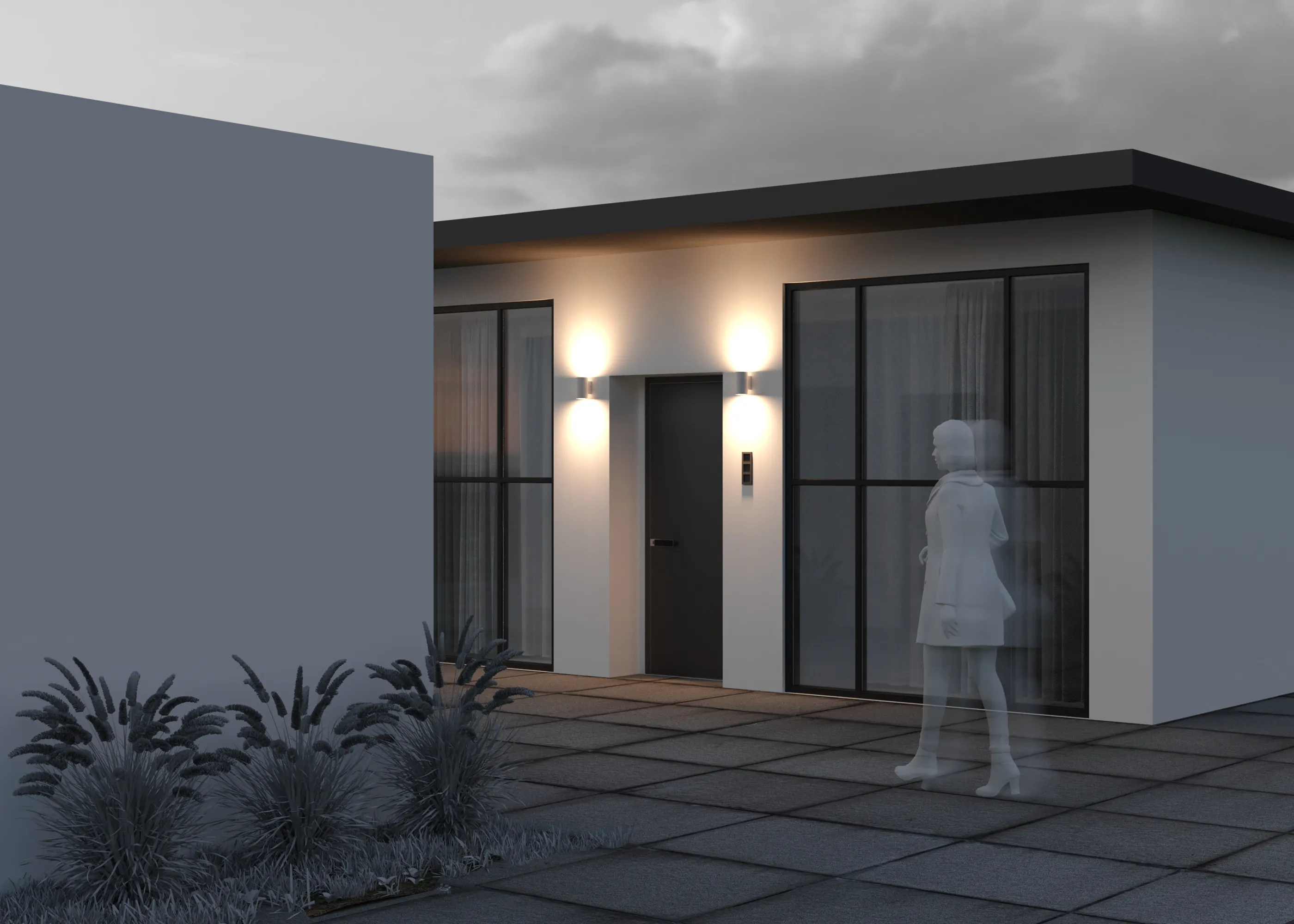 картинка Настенный светильник (бра) Outdoor O303WL-L10W3K