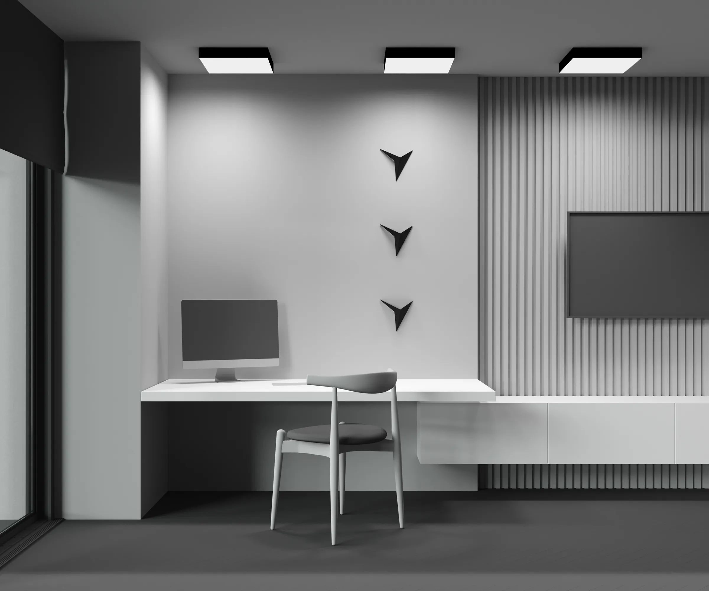 картинка Потолочный светильник Technical C032CL-45W3K-SQ-B