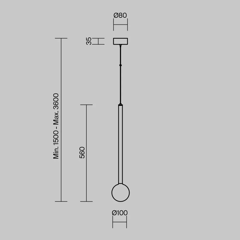 картинка Подвесной светильник Maytoni MOD383PL-L4BS3K