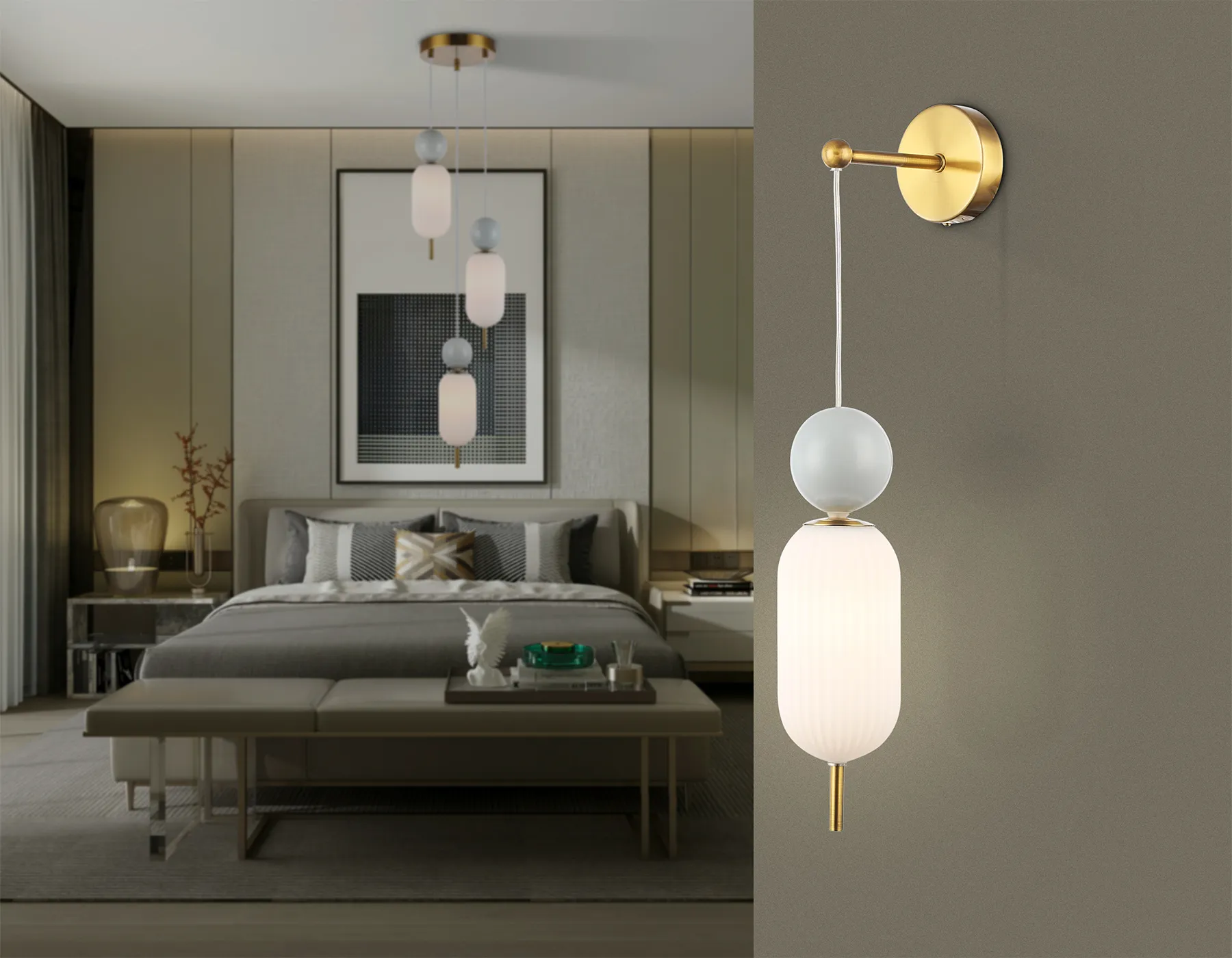 картинка Настенный светильник со сменной лампой LH53108