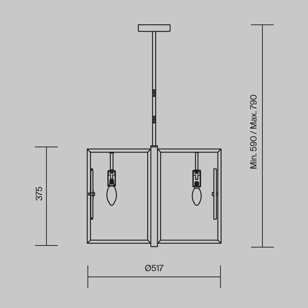 картинка Подвесной светильник Maytoni MOD099PL-06G