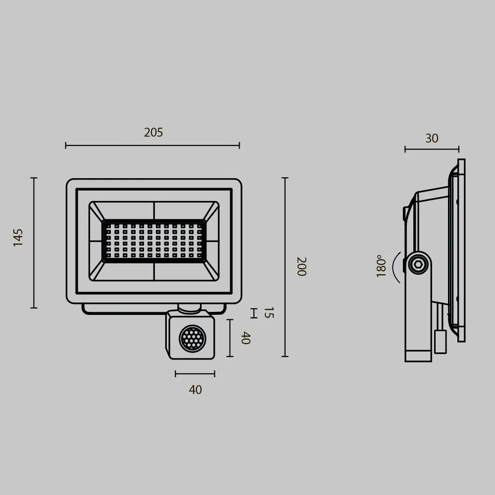картинка Прожектор Outdoor FL001-L50B4KSR