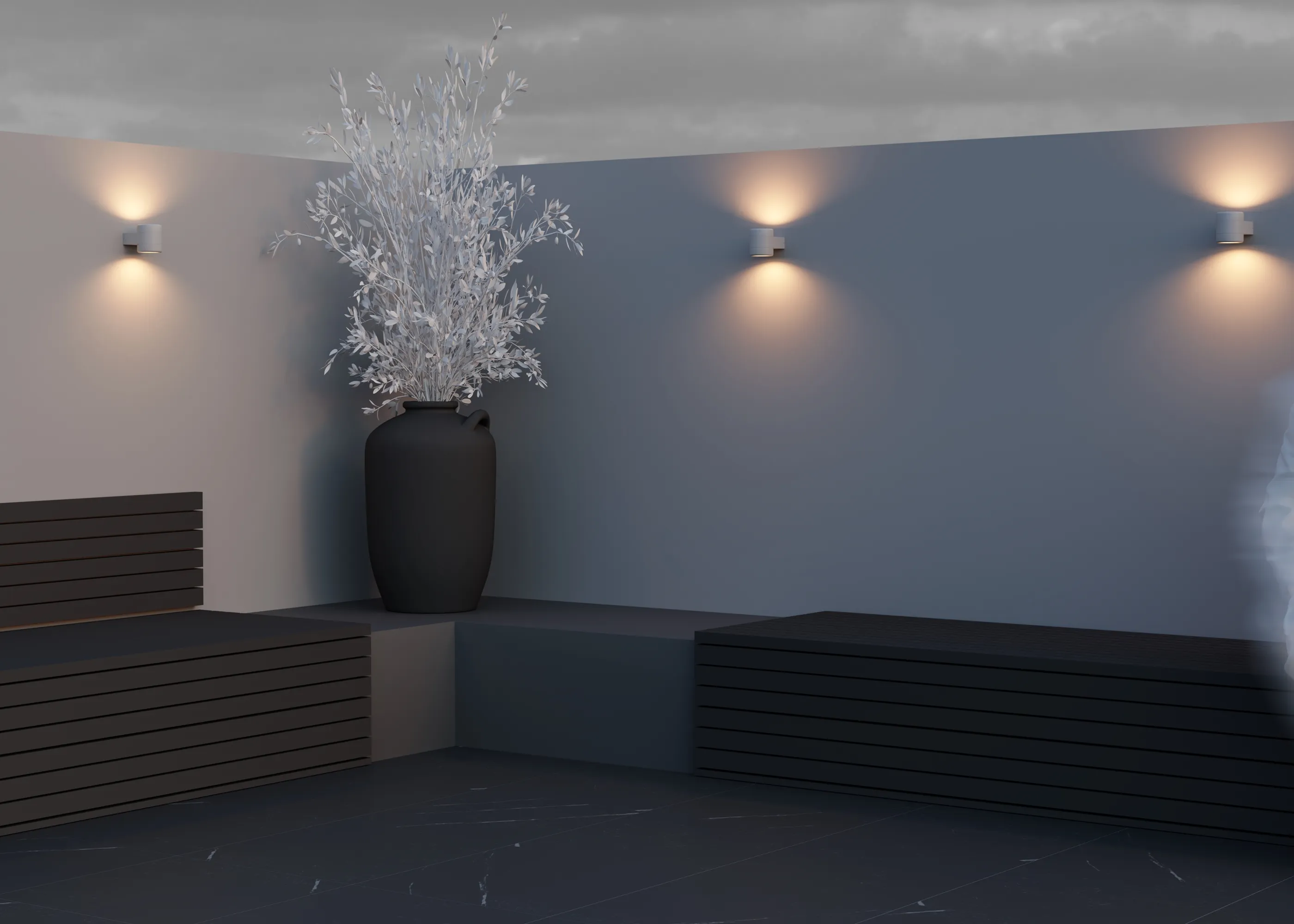 картинка Настенный светильник (бра) Outdoor O490WL-L6W3K