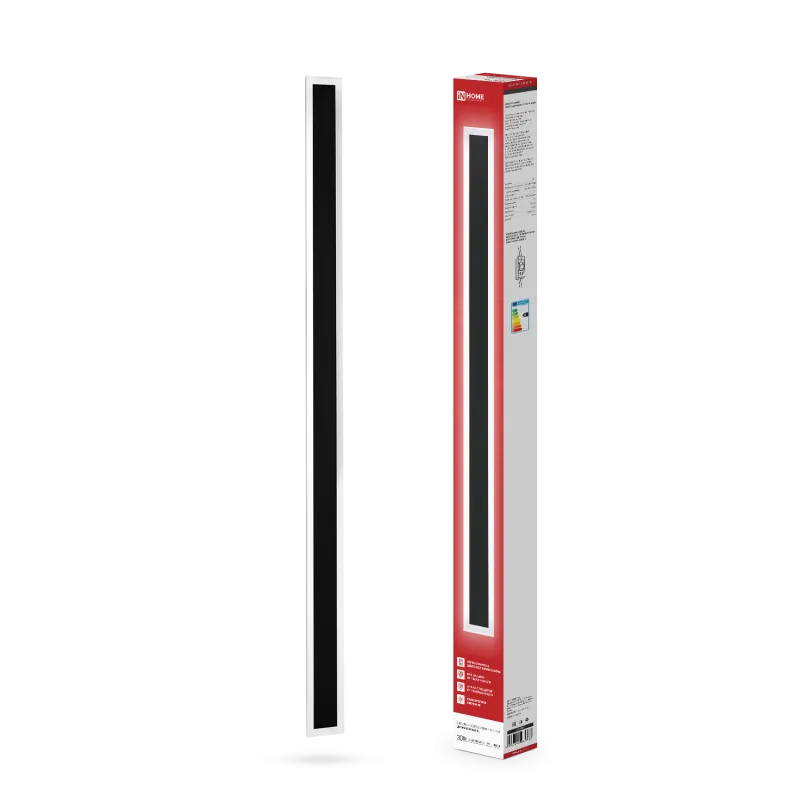 картинка Светильник уличный светодиодный ДБУ MARS90-30AC-ВL 30Вт 3CCT 900x80 IP54 черный IN HOME