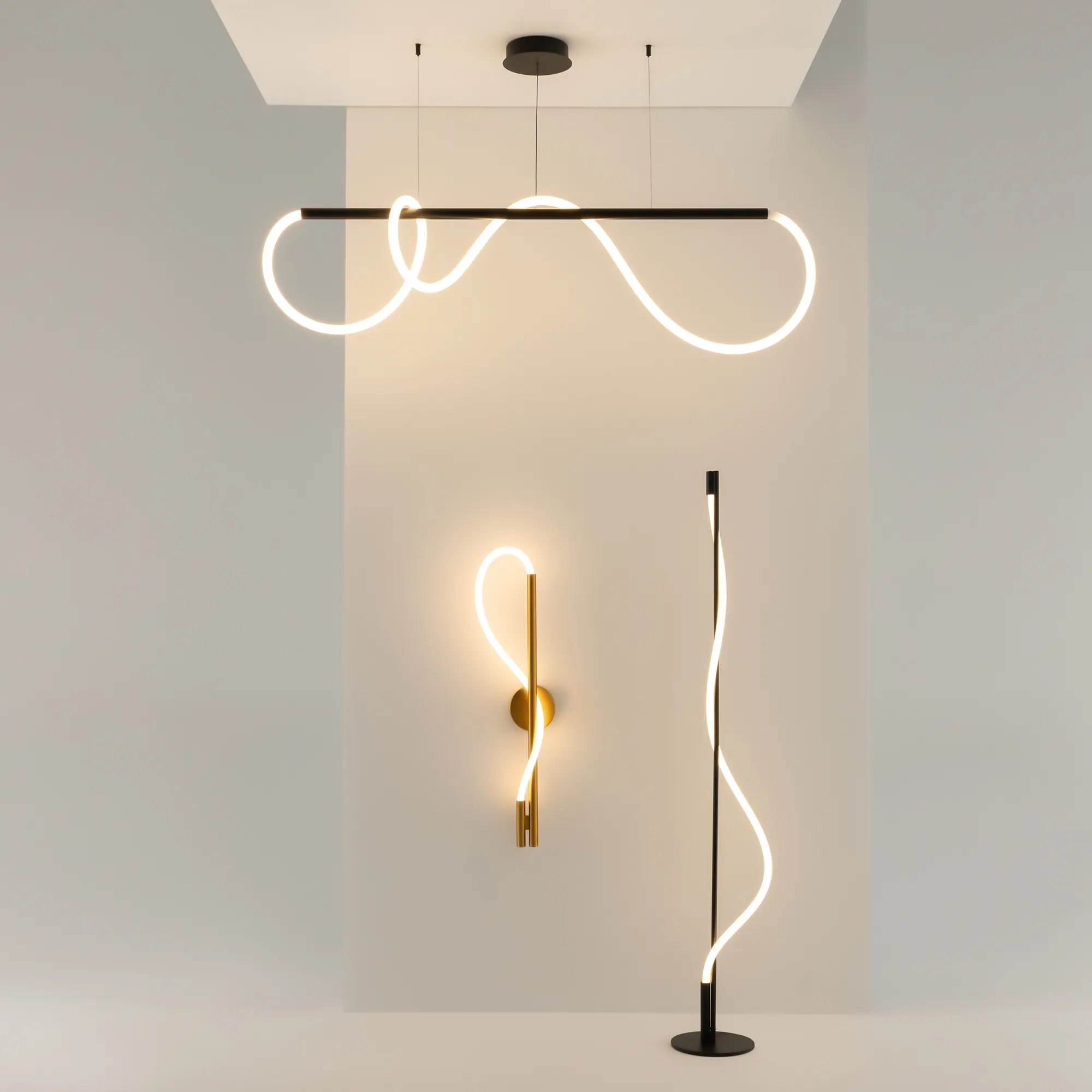 картинка Напольный светильник (торшер) Maytoni MOD166FL-L15B3K