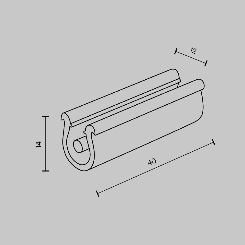 картинка Комплектующие для текстильной подвесной системы Technical TRA130BF-B