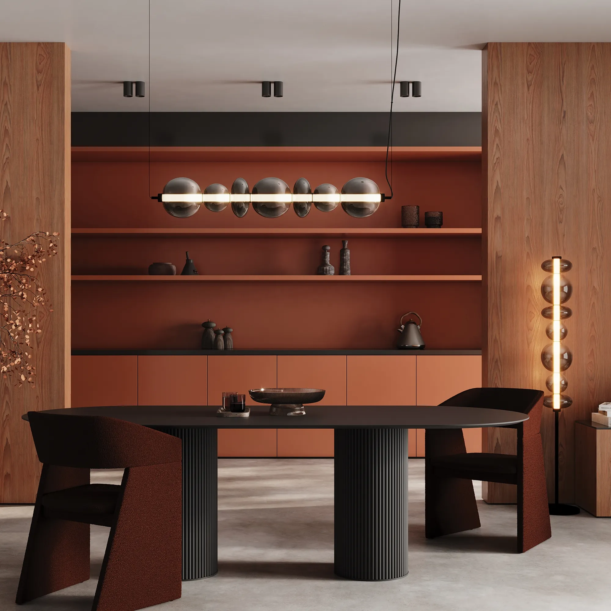 картинка Подвесной светильник Maytoni MOD307PL-L40BS3K