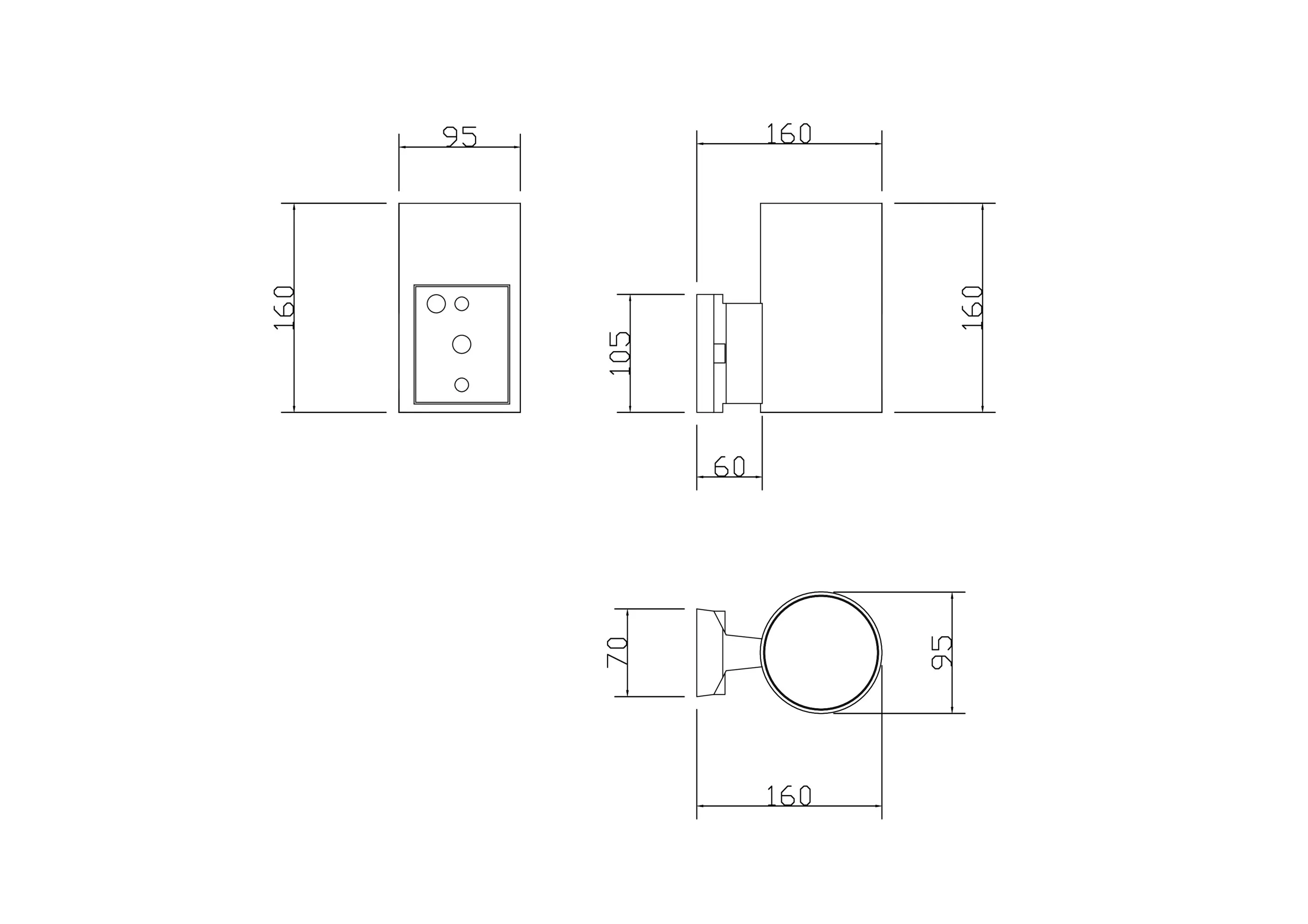 картинка Настенный светильник (бра) Outdoor O419WL-01GR