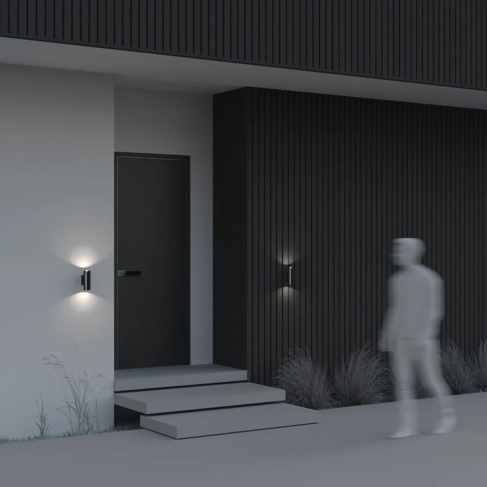 картинка Настенный светильник (бра) Outdoor O574WL-02B