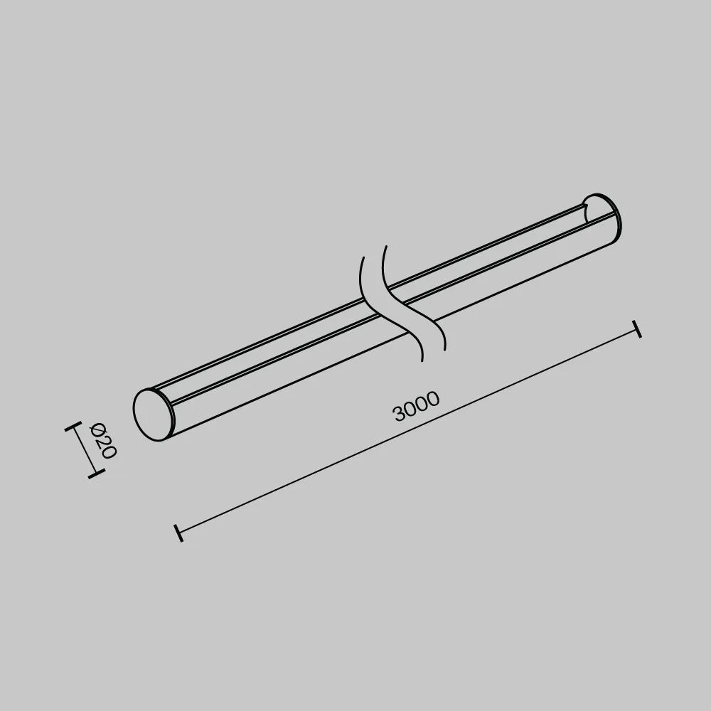 картинка Комплектующие для текстильной подвесной системы Technical TRA130SR-3B