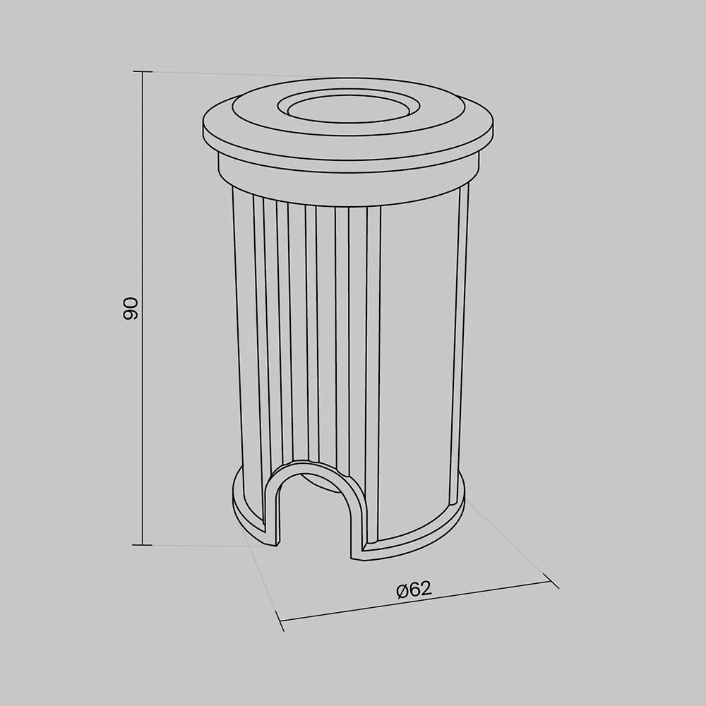 картинка Уличный встраиваемый светильник Outdoor O044DL-L1S3K3