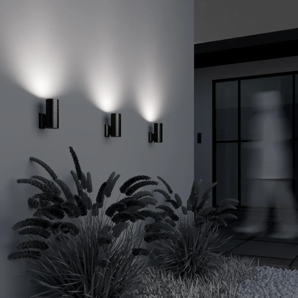 картинка Настенный светильник (бра) Outdoor O583WL-01B