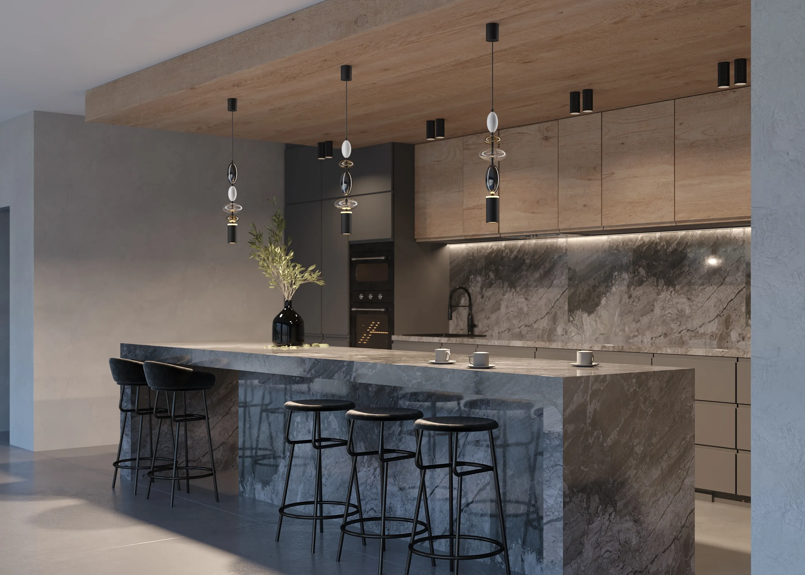 картинка Подвесной светильник Maytoni MOD071PL-L8B3K2