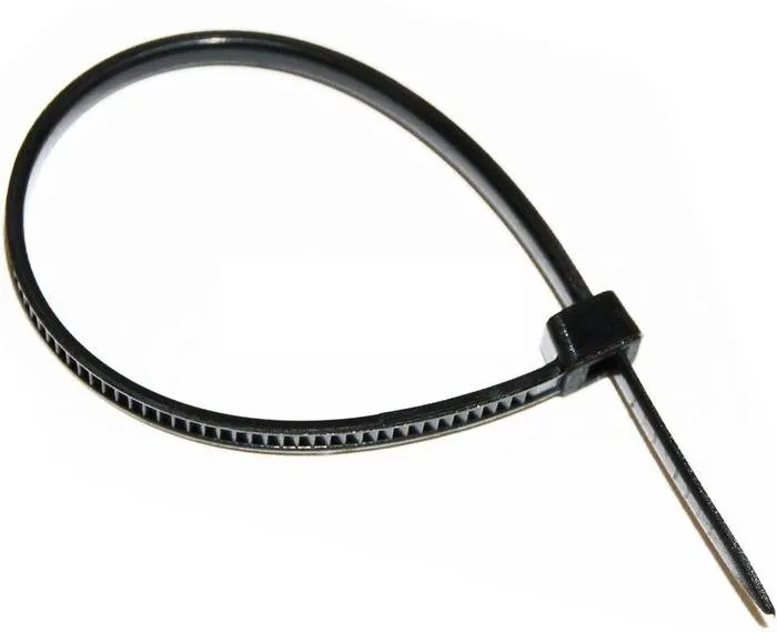 картинка Хомут КСС-А 3,6х150 нейлоновый с УФ защитой черный (100штук/упаковка) IN HOME