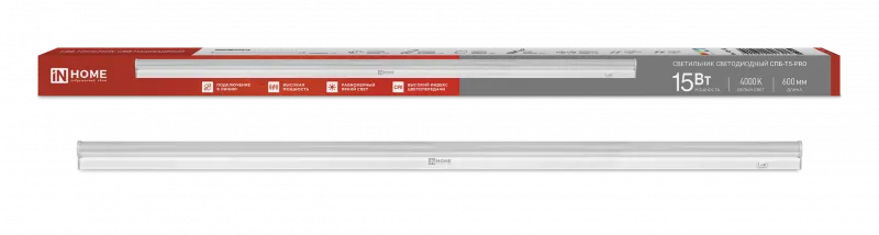 картинка Светильник светодиодный СПБ-Т5-PRO 15Вт 230B 4000К 1500Лм 600мм IN HOME