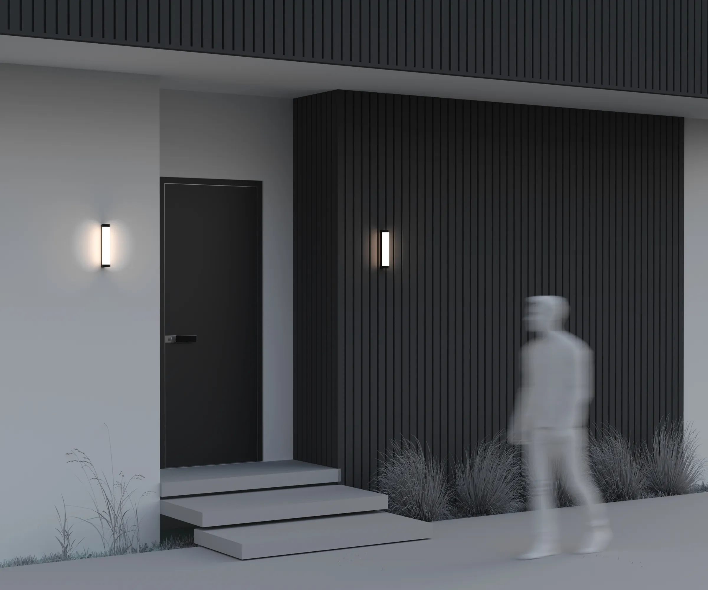 картинка Настенный светильник (бра) Outdoor O482WL-L12B3K