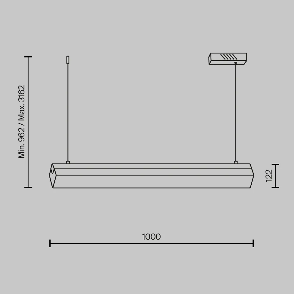 картинка Подвесной светильник Maytoni MOD250PL-L36BS3K