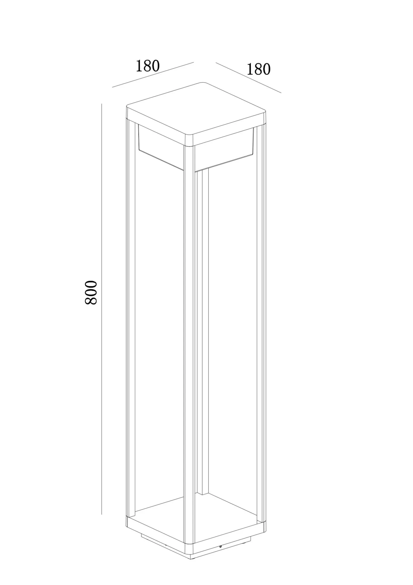 картинка Ландшафтный светильник Outdoor O021FL-L10B3K