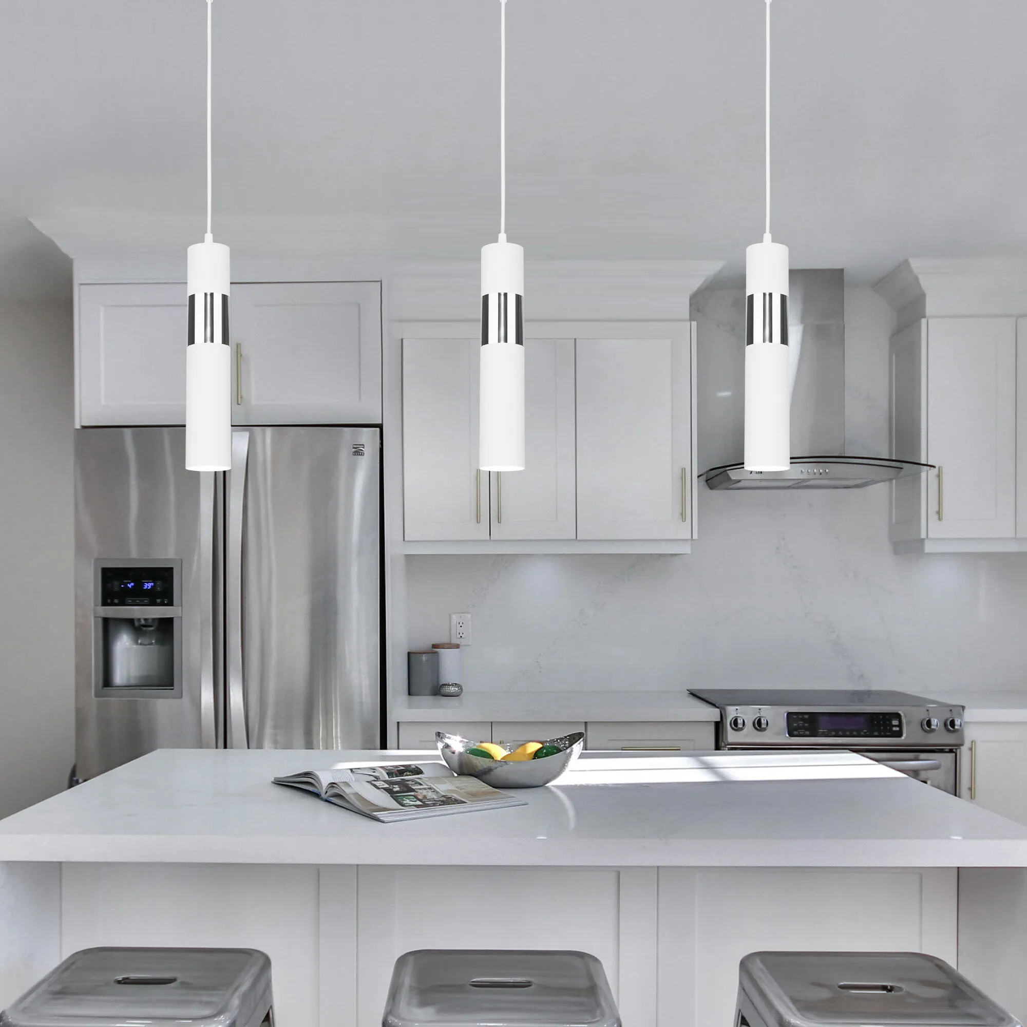 картинка Подвесной светильник 50097/1 белый/хром