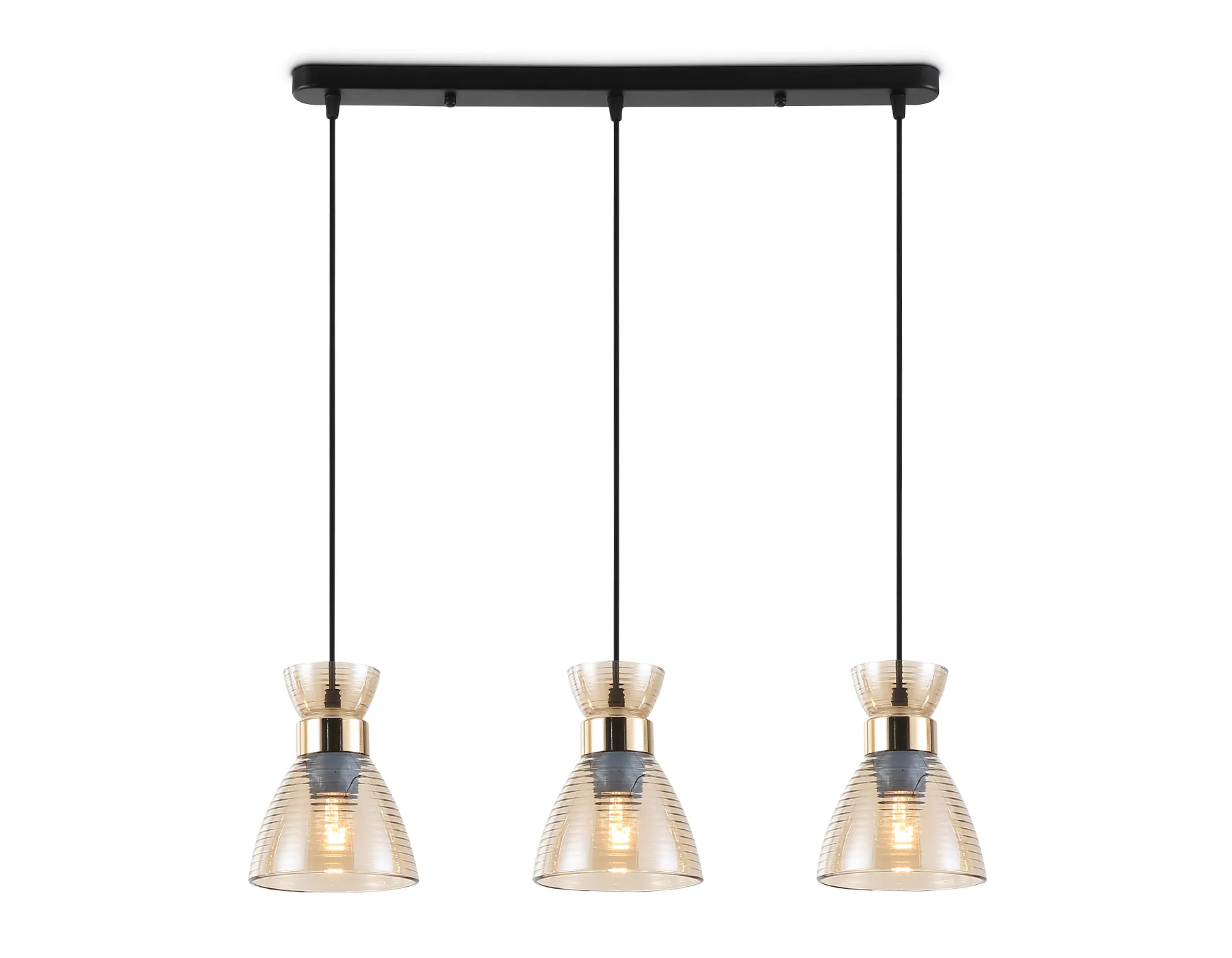 картинка Светильник подвесной со стеклянными плафонами