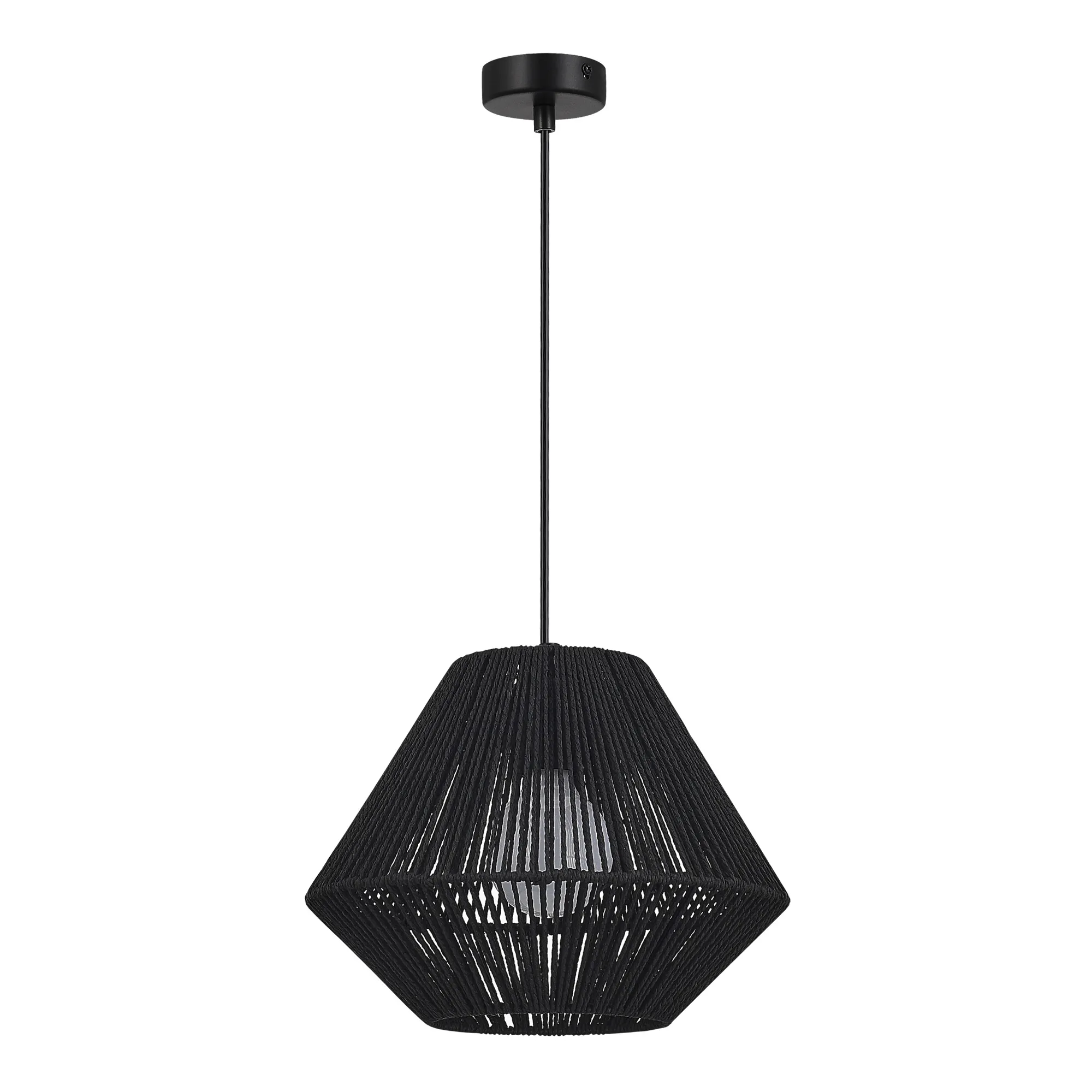 картинка SLE6025-403-01 Светильник подвесной черный/черный E27 1*40W