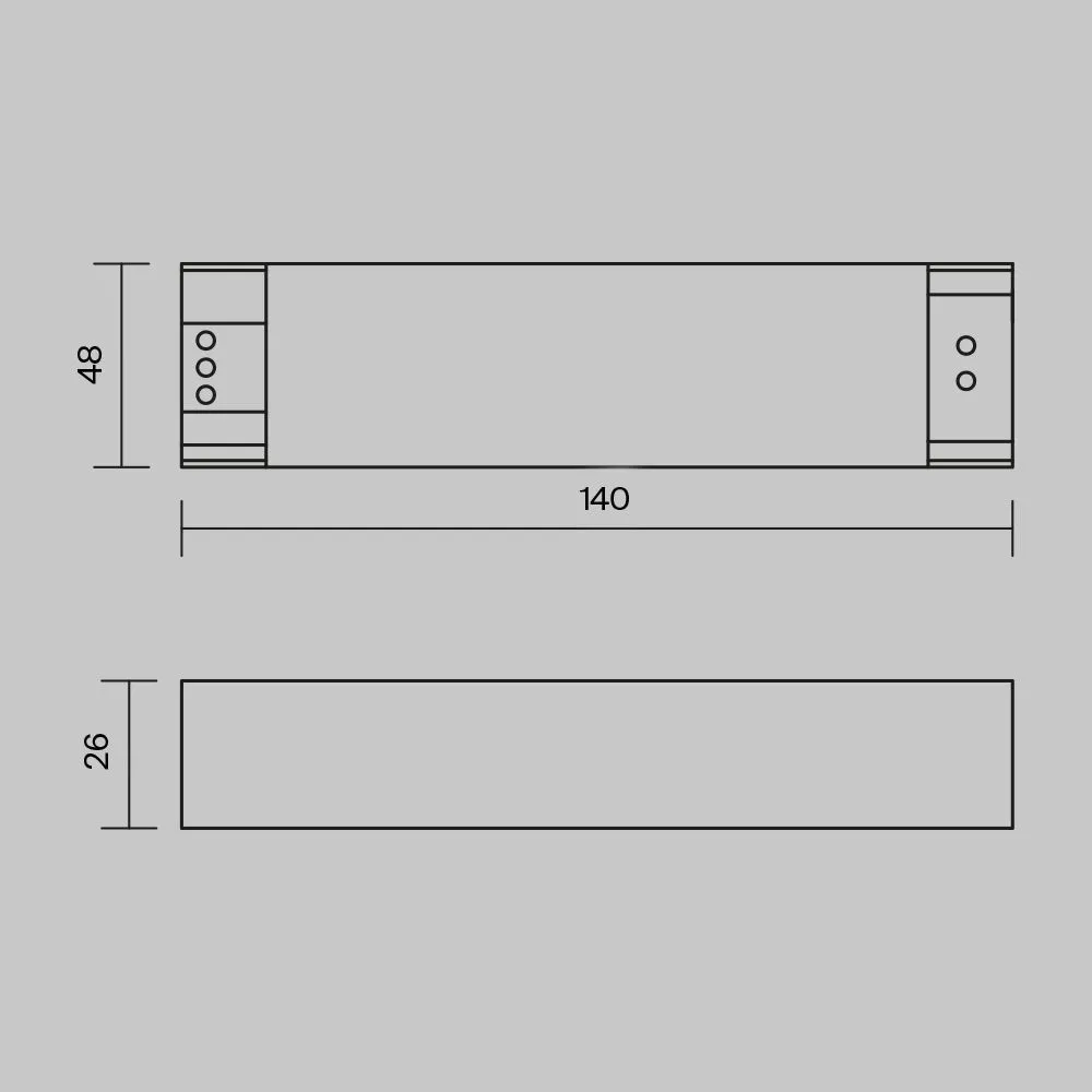 картинка Источник напряжения Technical PSL005-100W-48V-IP20