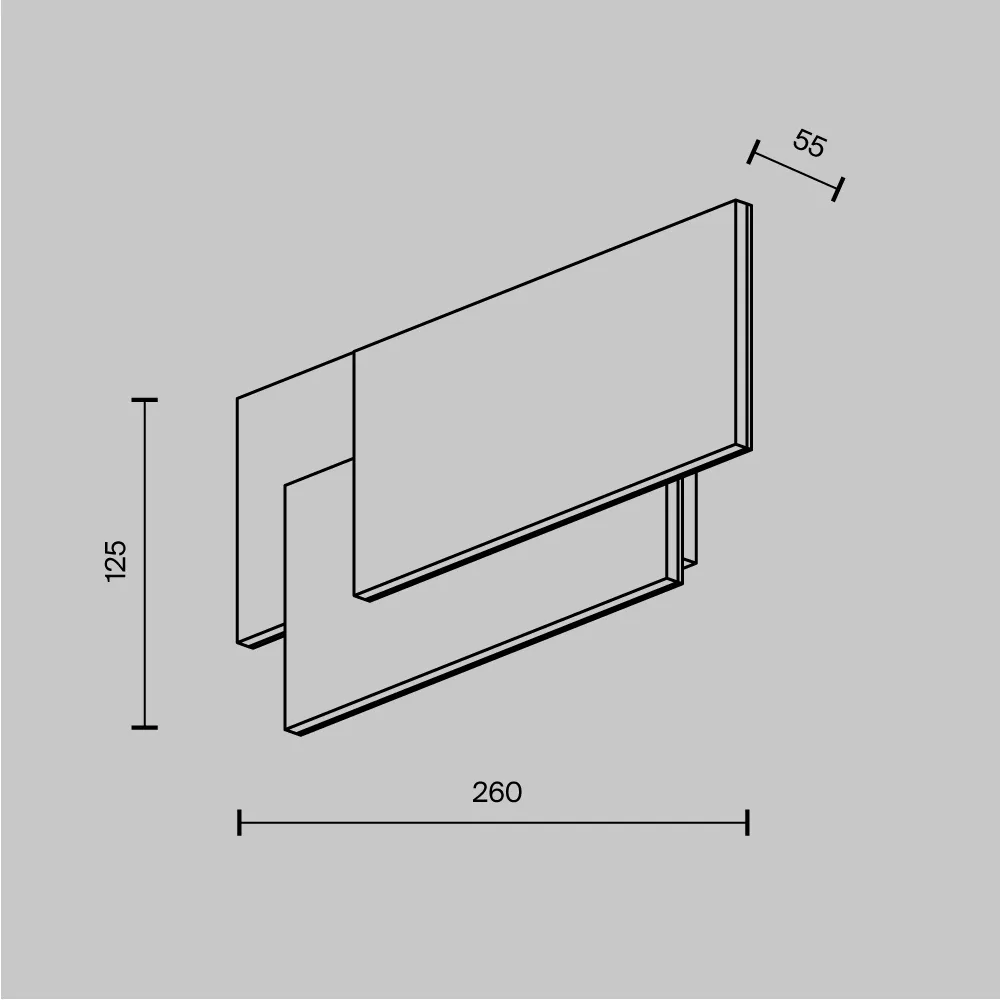 картинка Настенный светильник (бра) Technical C804WL-L12W