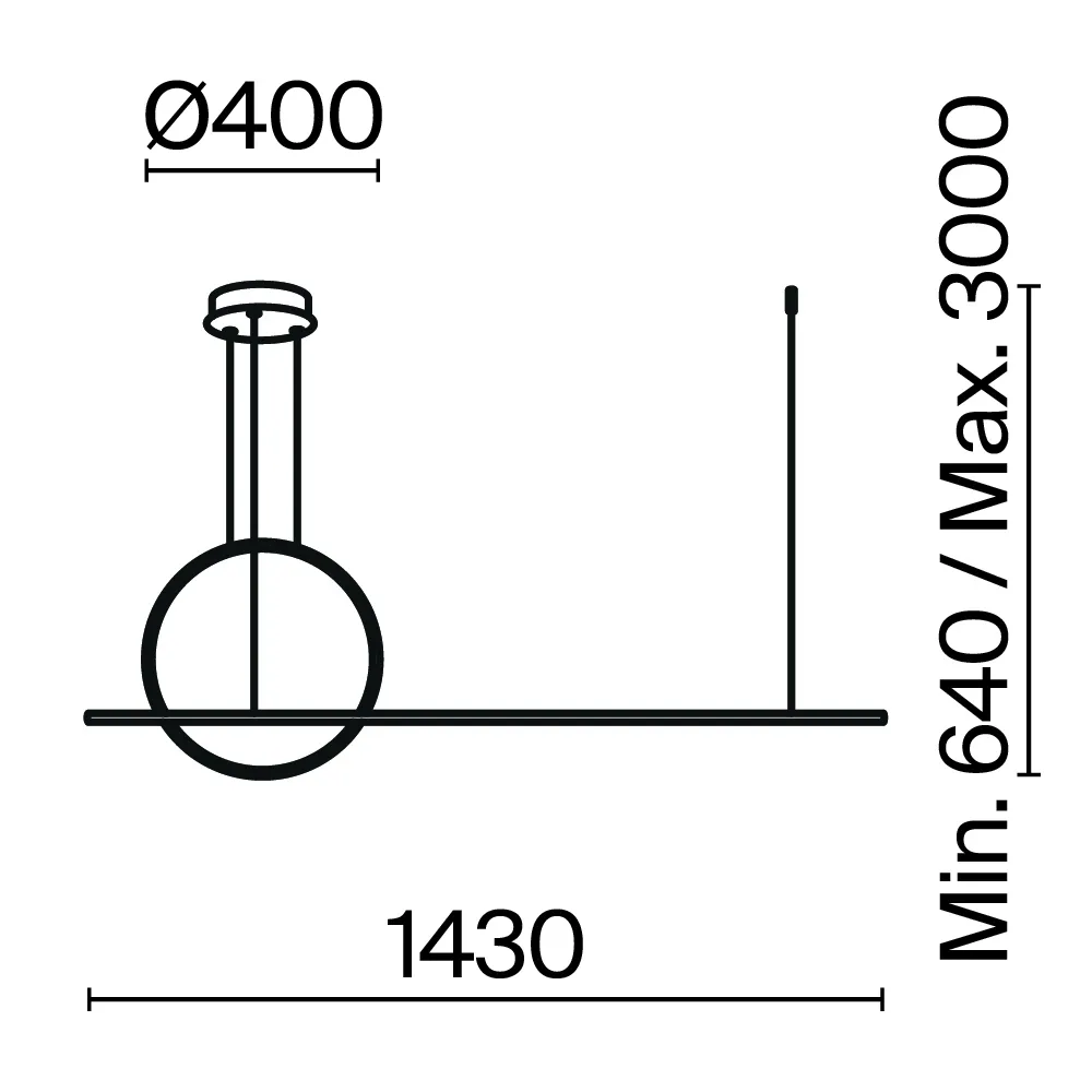 картинка Подвесной светильник Maytoni MOD247PL-L49BK