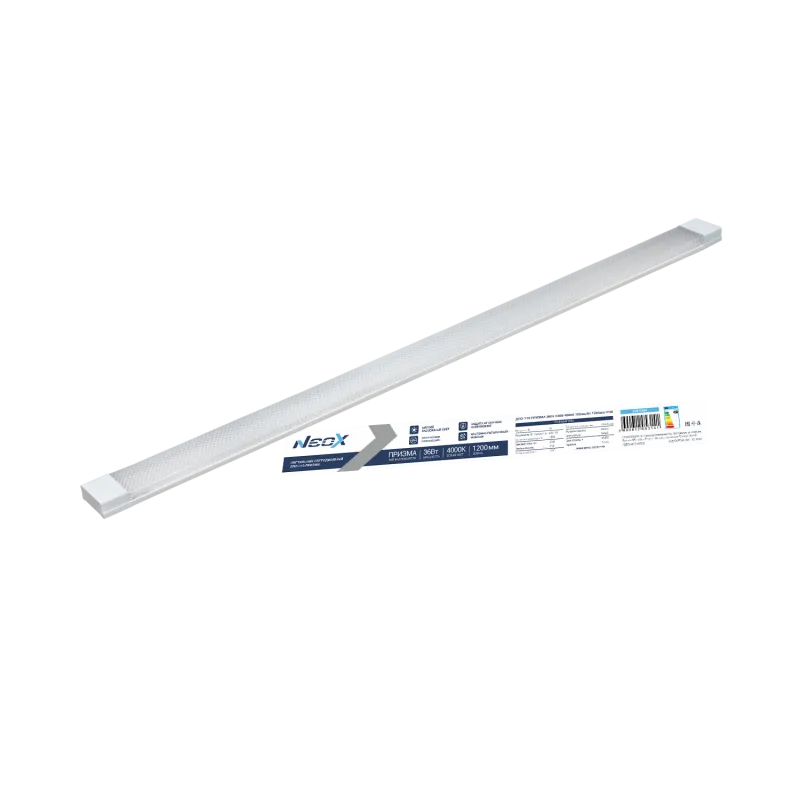 картинка Светильник светодиодный ДПО-110 ПРИЗМА 36Вт 230В 4000К 1200мм IP40 NEOX