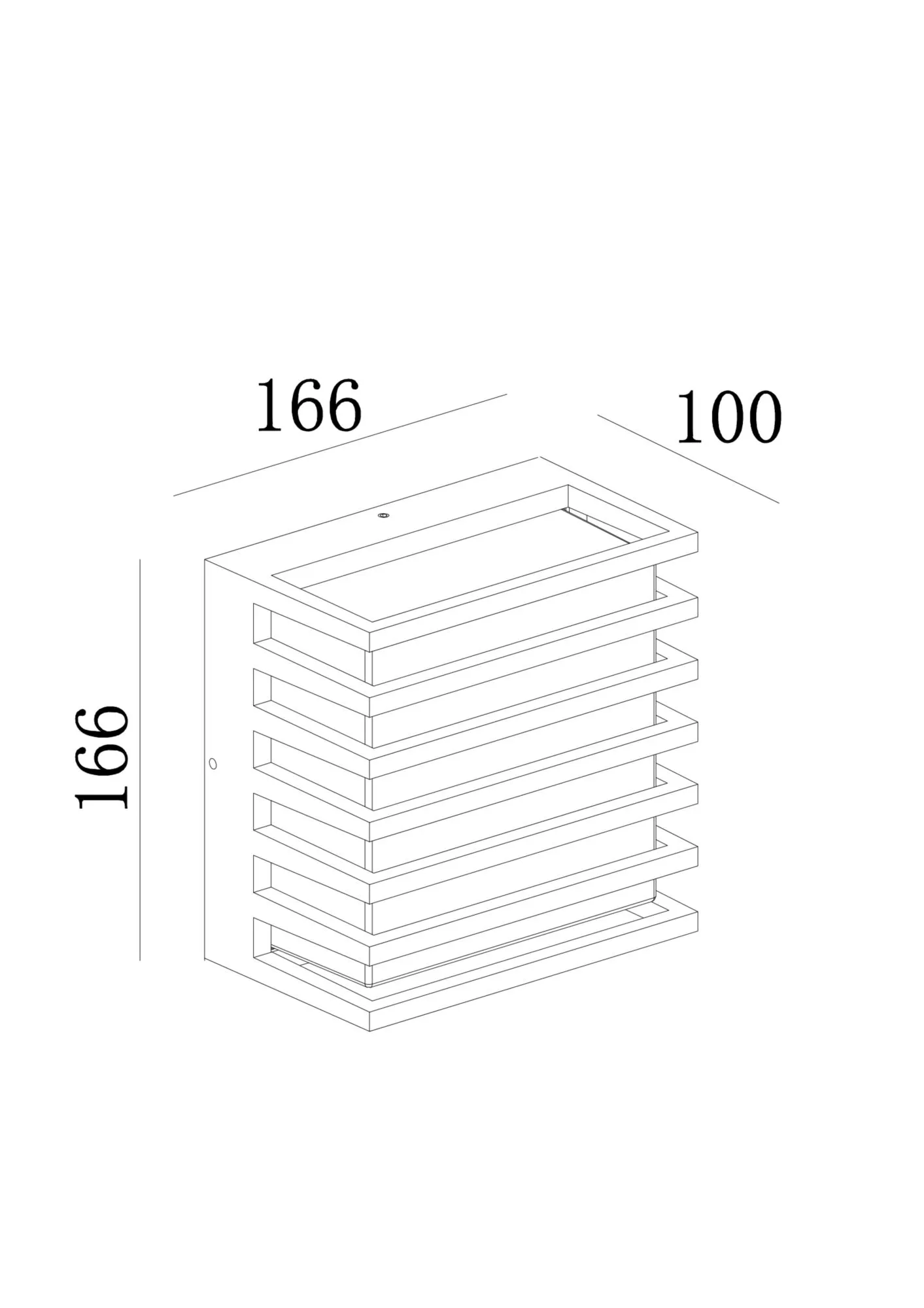 картинка Настенный светильник (бра) Outdoor O020WL-L10B4K