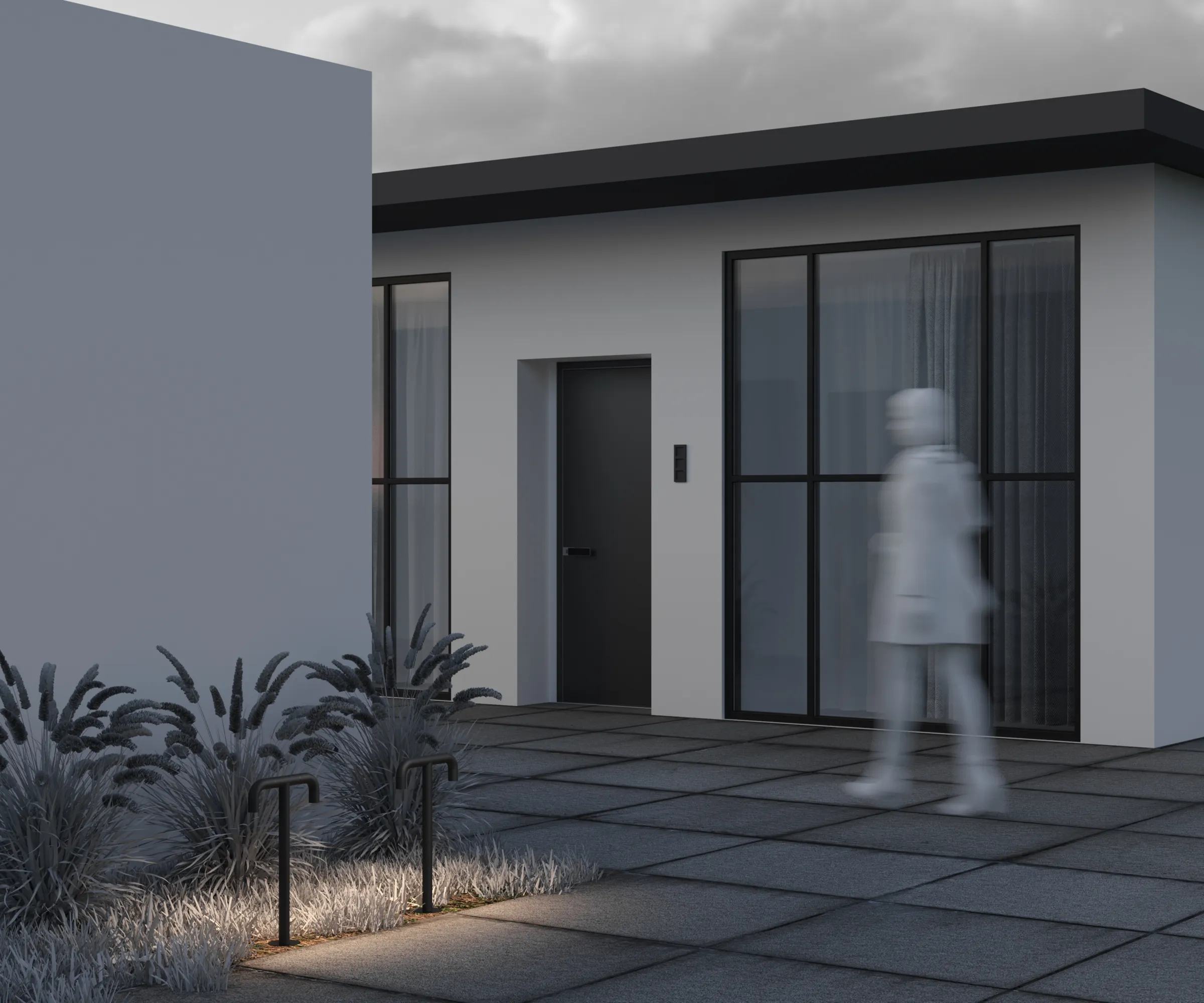 картинка Ландшафтный светильник Outdoor O477FL-L4GF3K