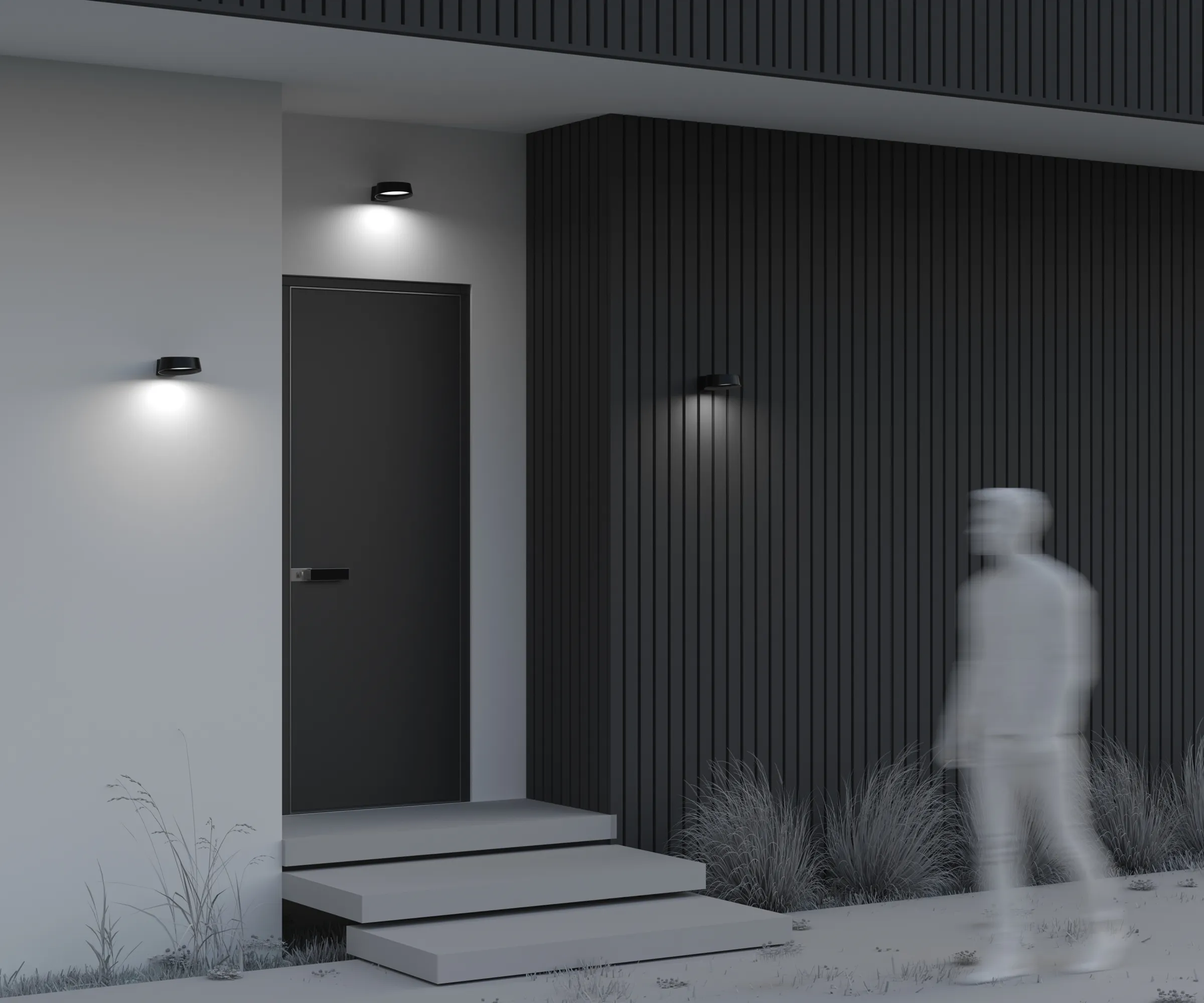 картинка Настенный светильник (бра) Outdoor O443WL-L12GF3K