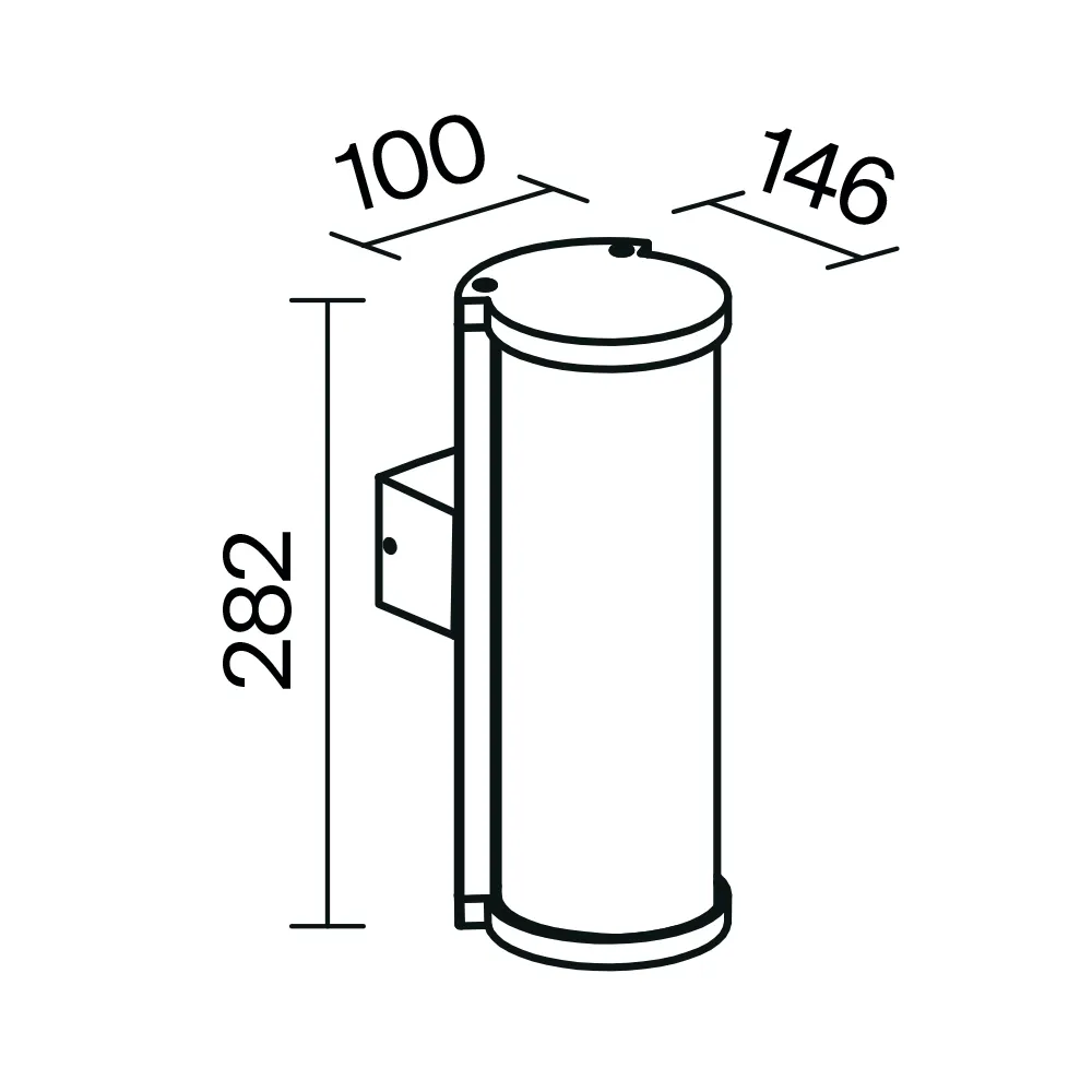 картинка Настенный светильник (бра) Outdoor O451WL-01GF