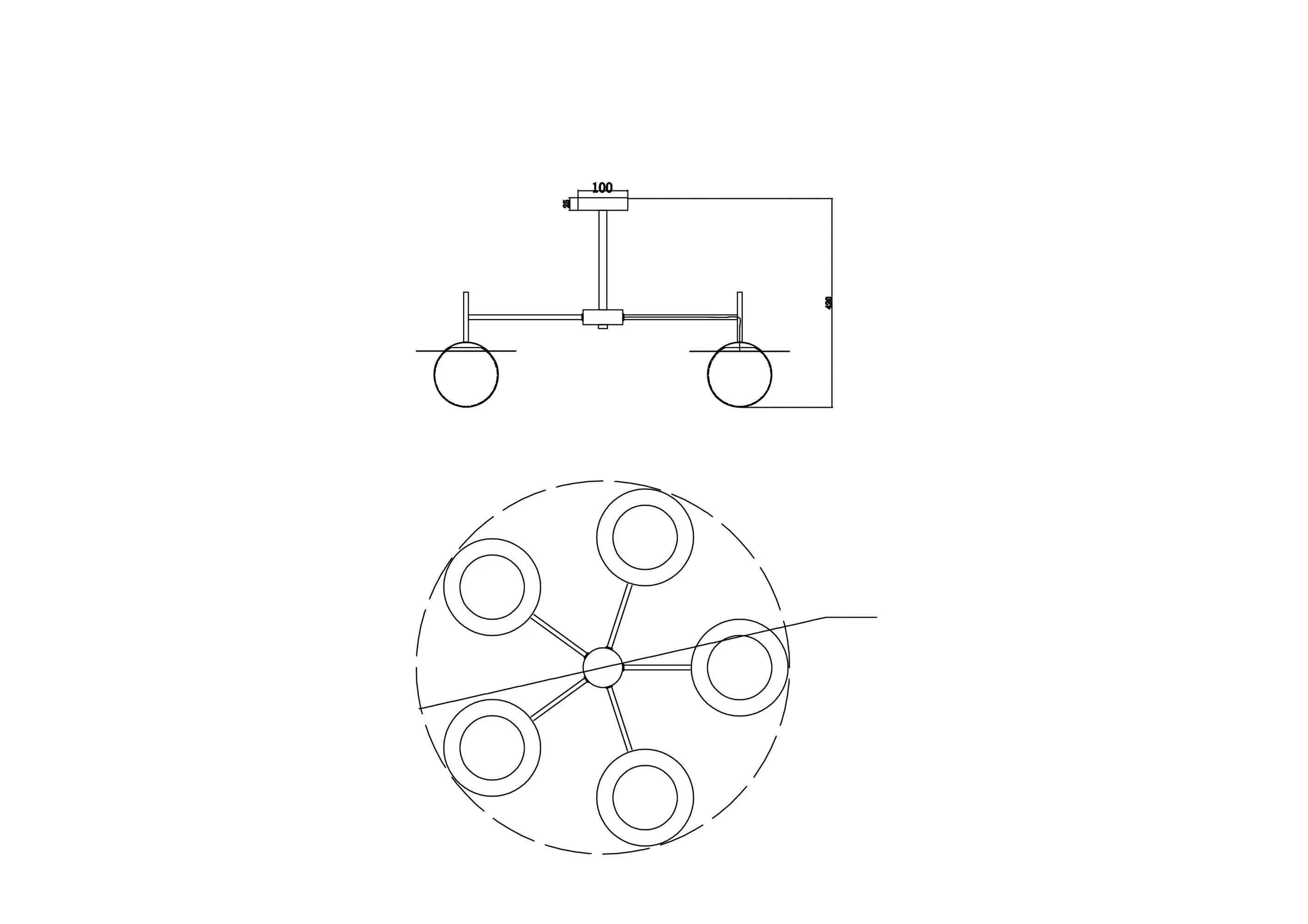 картинка Подвесной светильник Freya FR5202PL-05BS