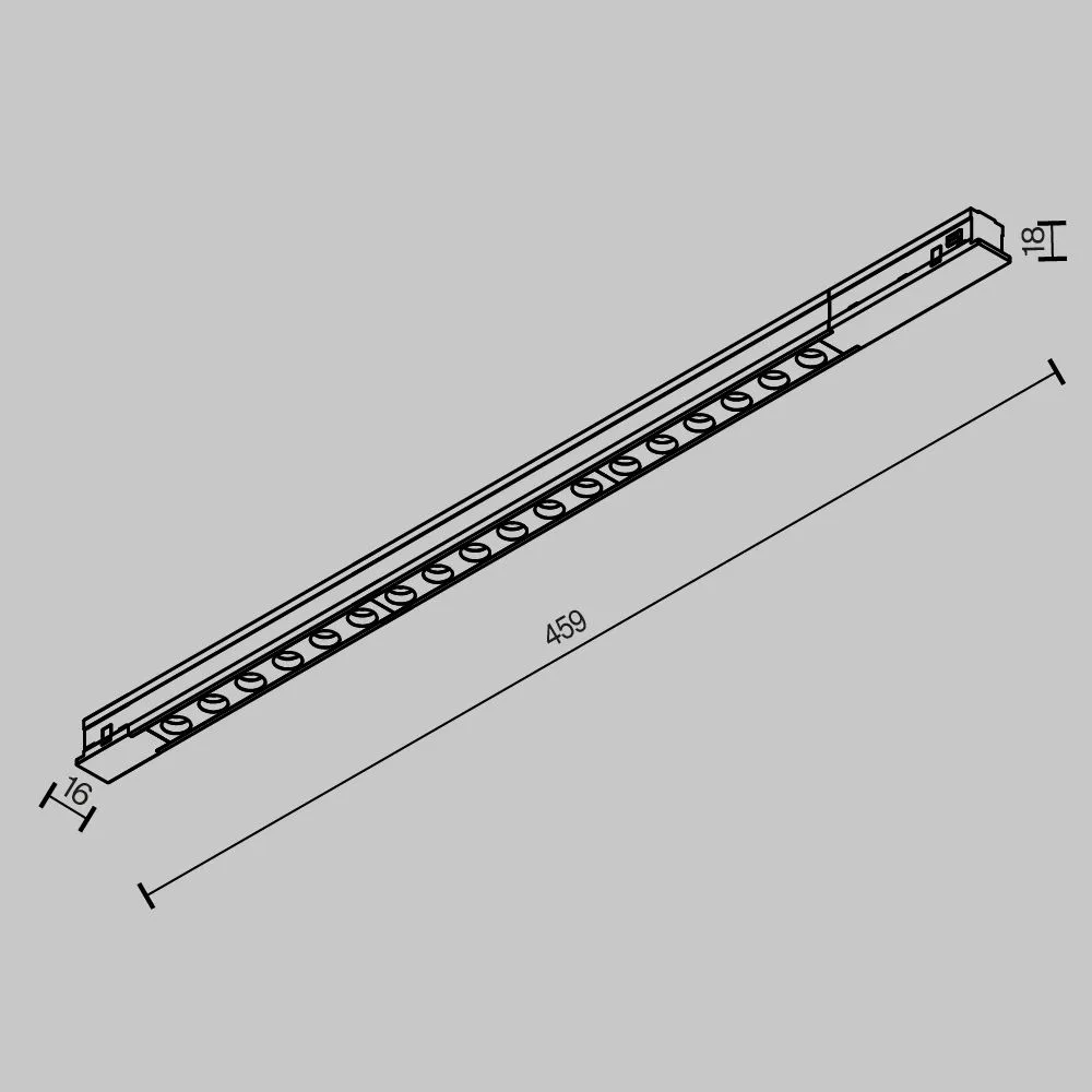 картинка Трековый светильник Technical TR232-2-15W4K-B
