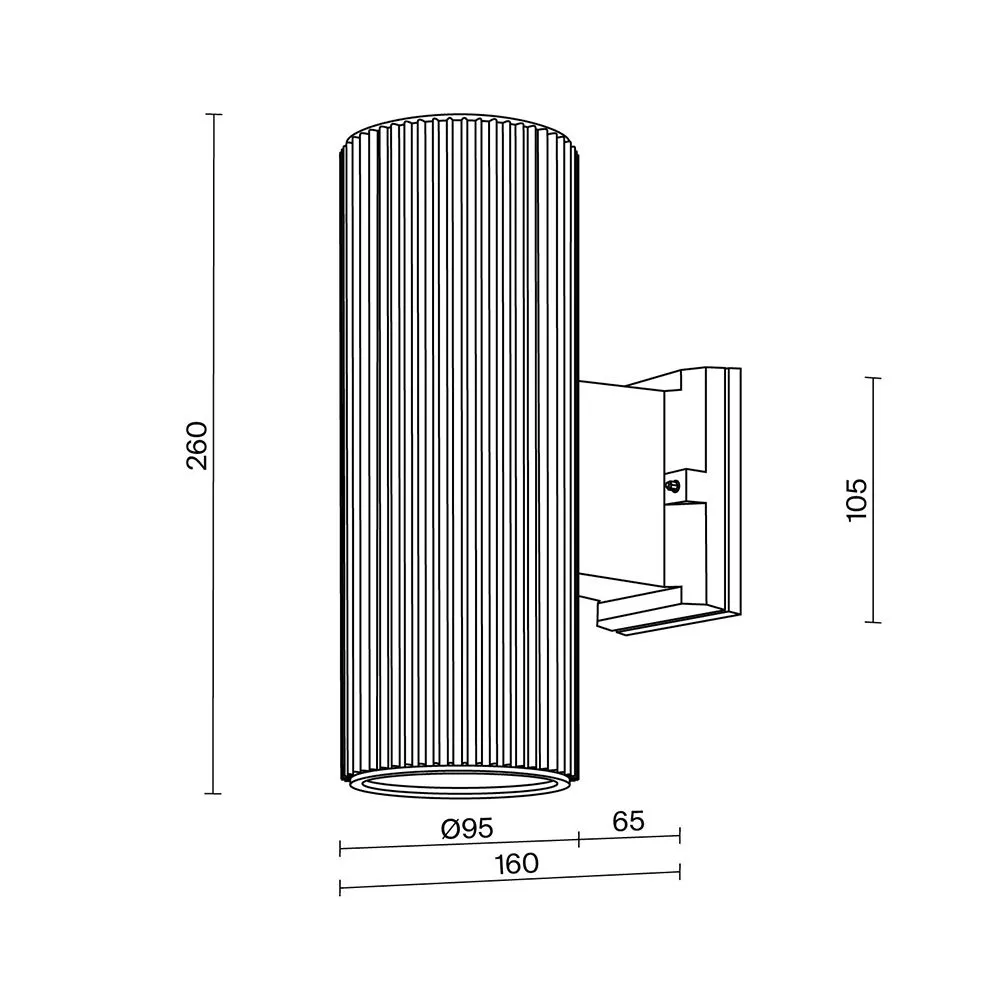 картинка Уличный настенный светильник Outdoor O419WL-02GR