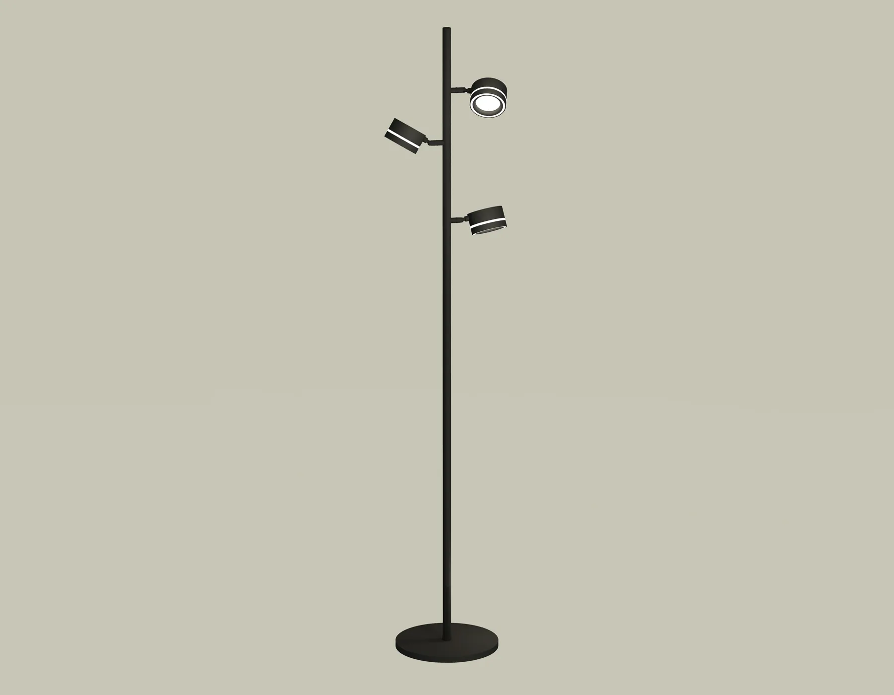 картинка Комплект напольного поворотного светильника с акрилом