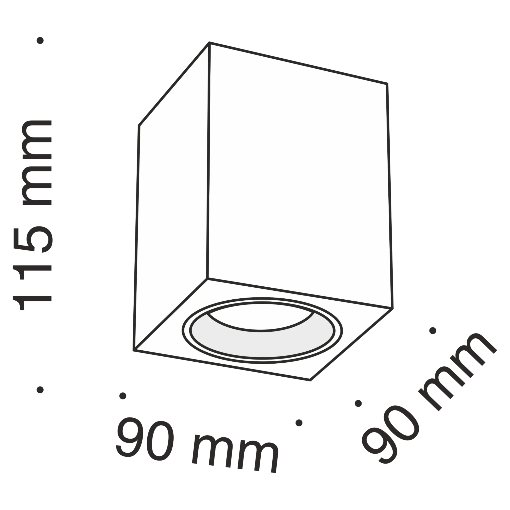 картинка Потолочный светильник Technical C013CL-01W