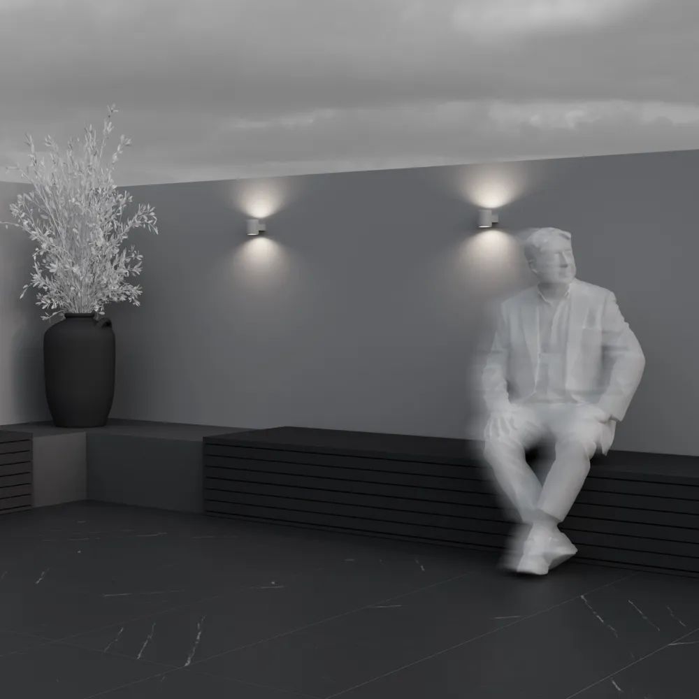 картинка Настенный светильник (бра) Outdoor O490WL-L6W3K