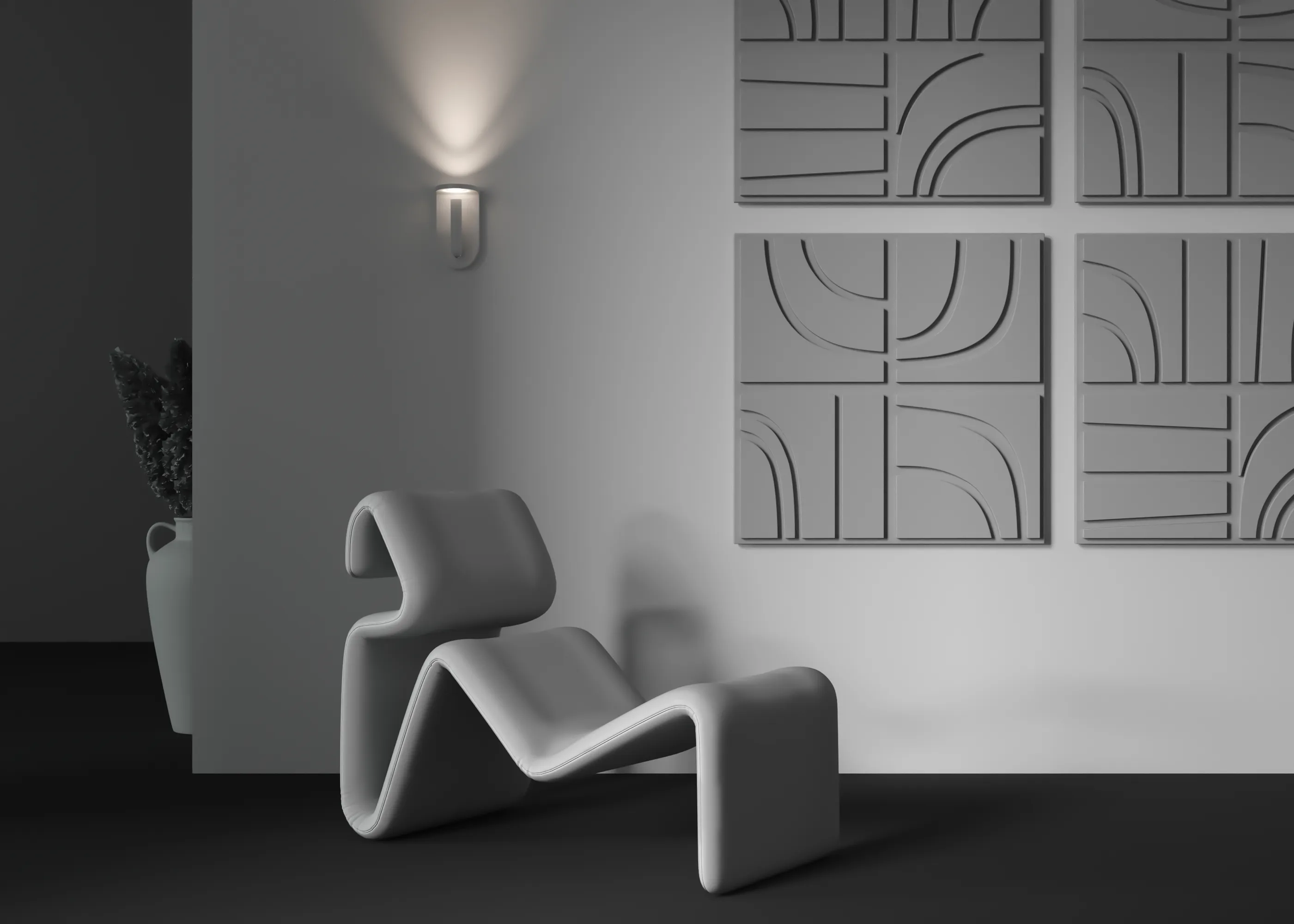 картинка Настенный светильник (бра) Technical C034WL-L5W3K