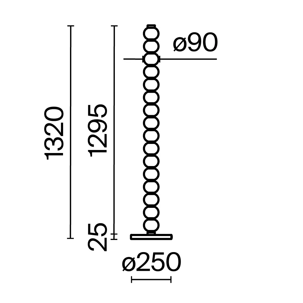 картинка Напольный светильник (торшер) Maytoni MOD555FL-L23G3K