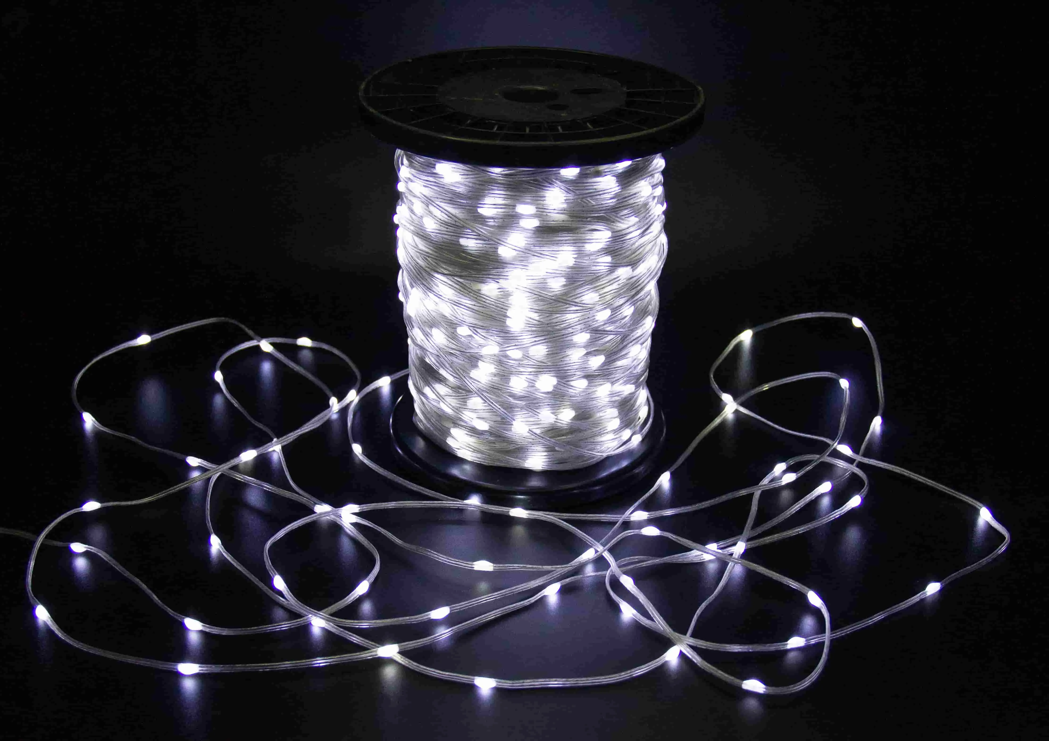 картинка Светодиодная гирлянда "Краса" 200м, 2000 LED, прозрачный провод, белая