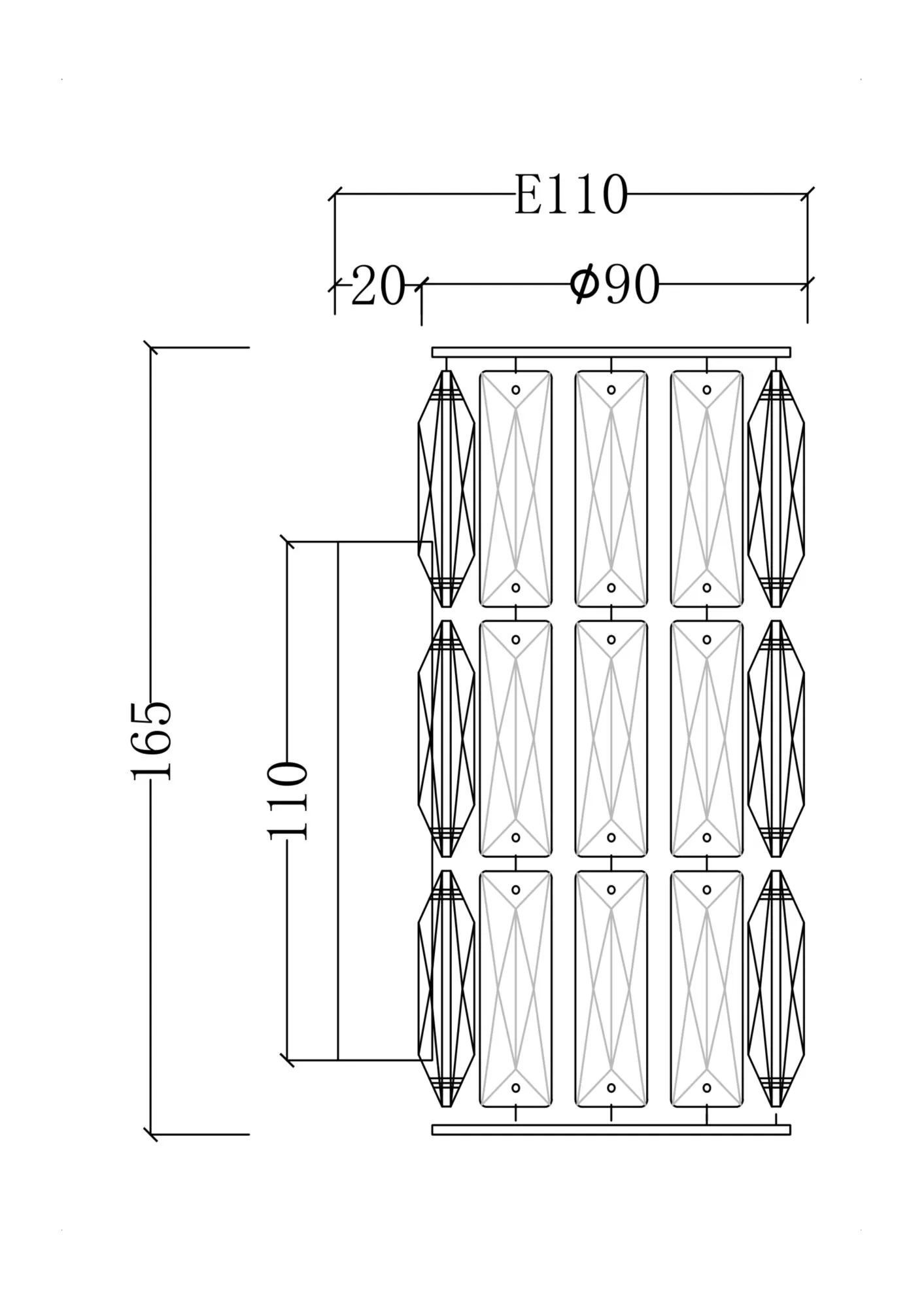 картинка Настенный светильник (бра) Maytoni DIA008WL-1CH