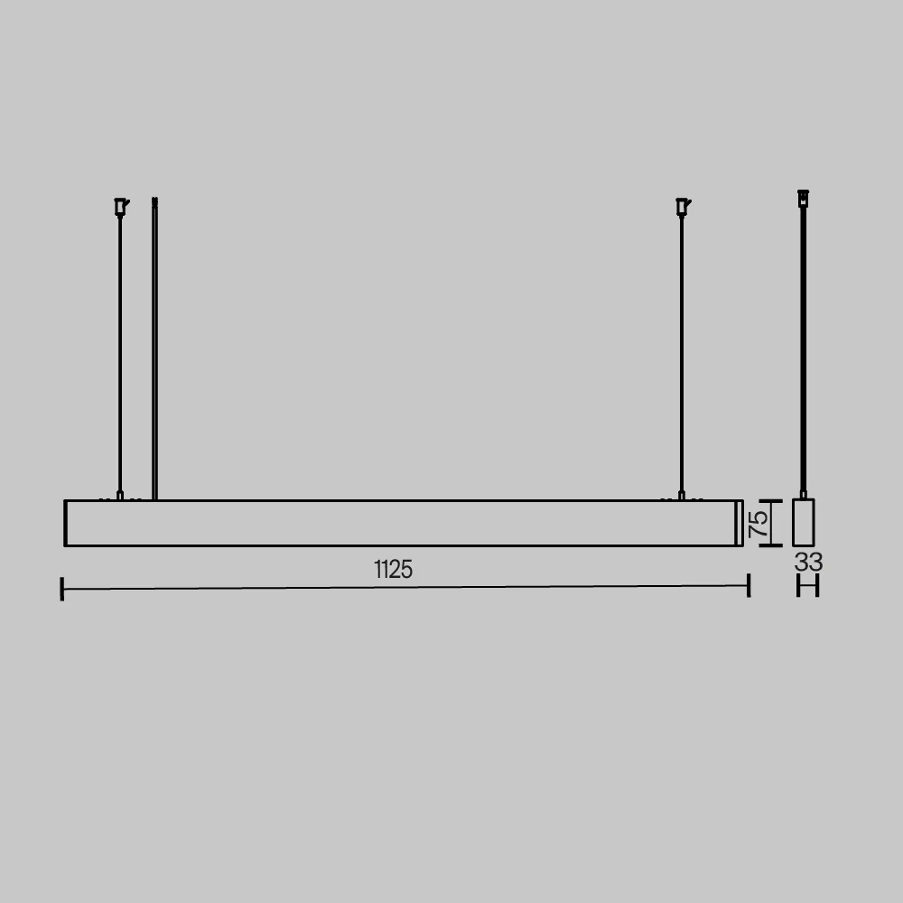 картинка Подвесной светильник Technical P051PL-36W2.7-6K-W