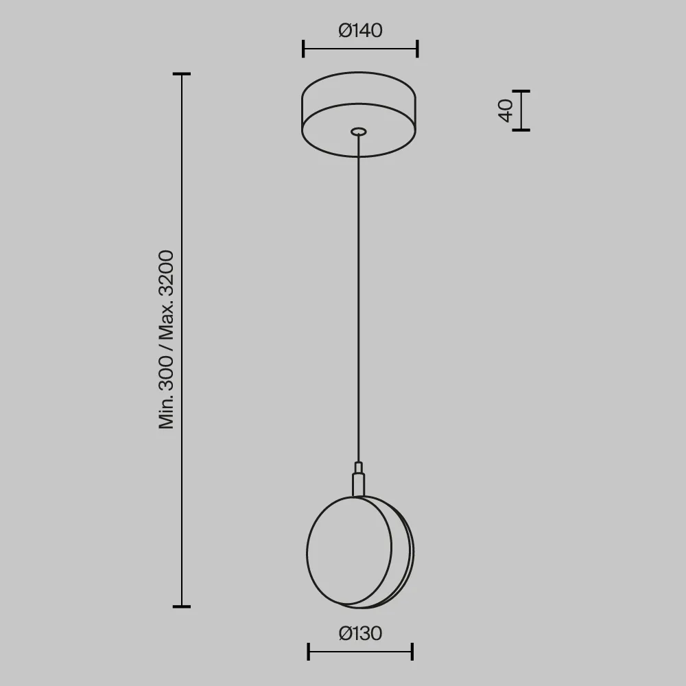 картинка Подвесной светильник Maytoni MOD299PL-L10BS3K