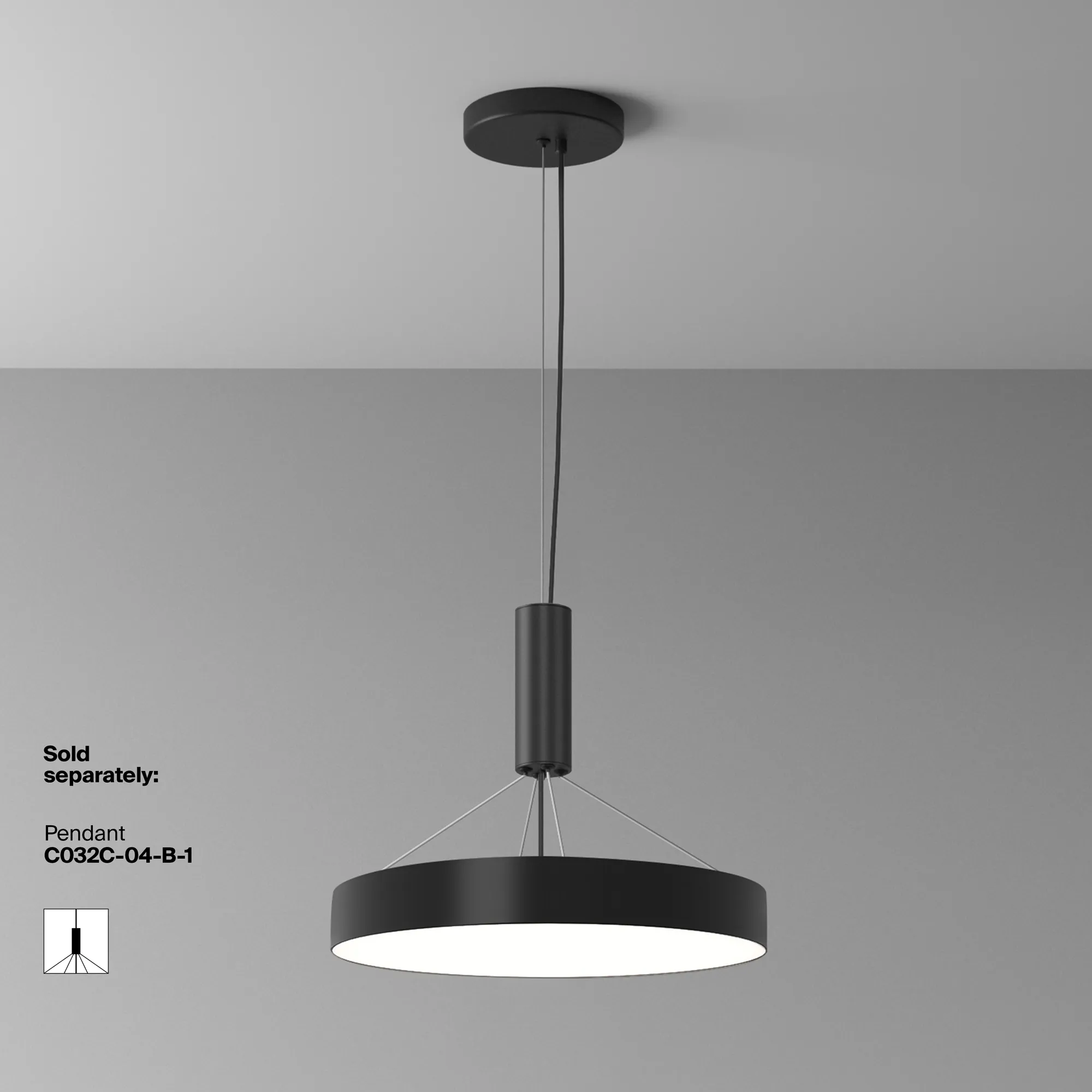 картинка Потолочный светильник Technical C032CL-45W4K-RD-B